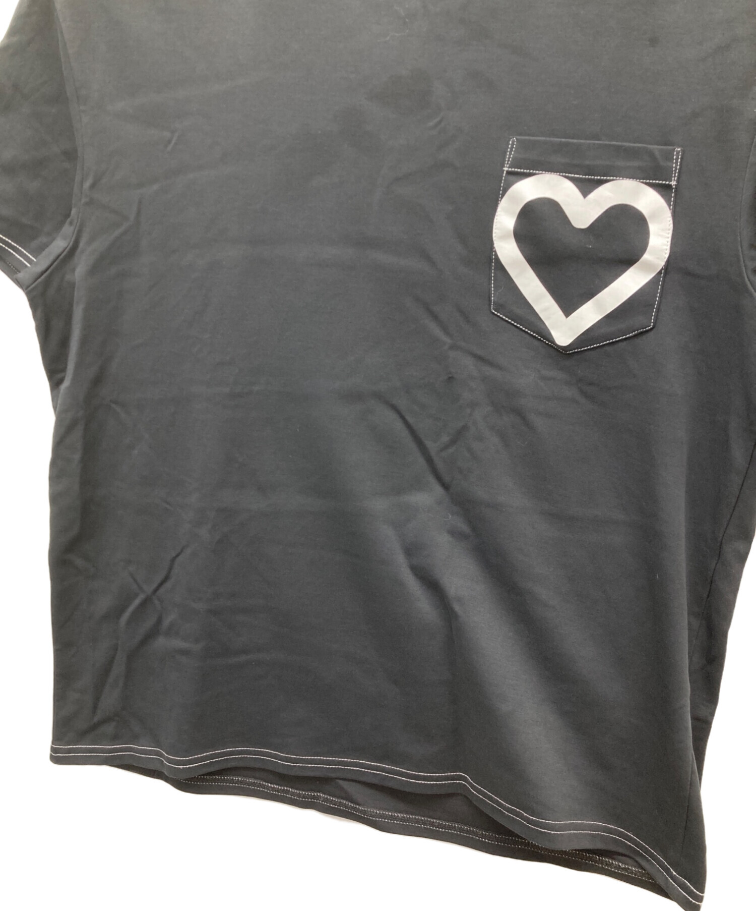 中古・古着通販】BASICK (ベイシックス) ポケットTシャツ ブラック