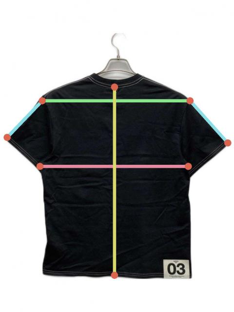 中古・古着通販】BASICK (ベイシックス) ポケットTシャツ ブラック