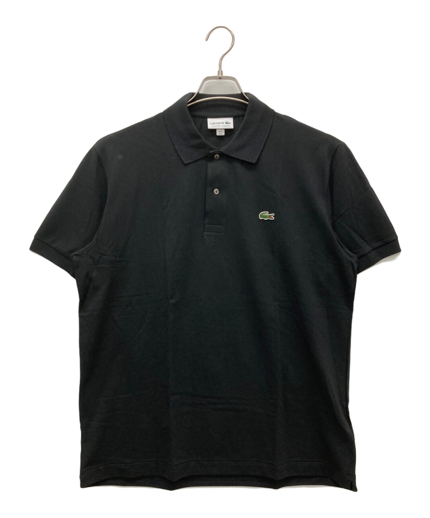 LACOSTE CLASSIC FIT ポロシャツ　ブラック Men's Lacoste Classic Fit L.12.12 Pique Polo - Black – Cool J's