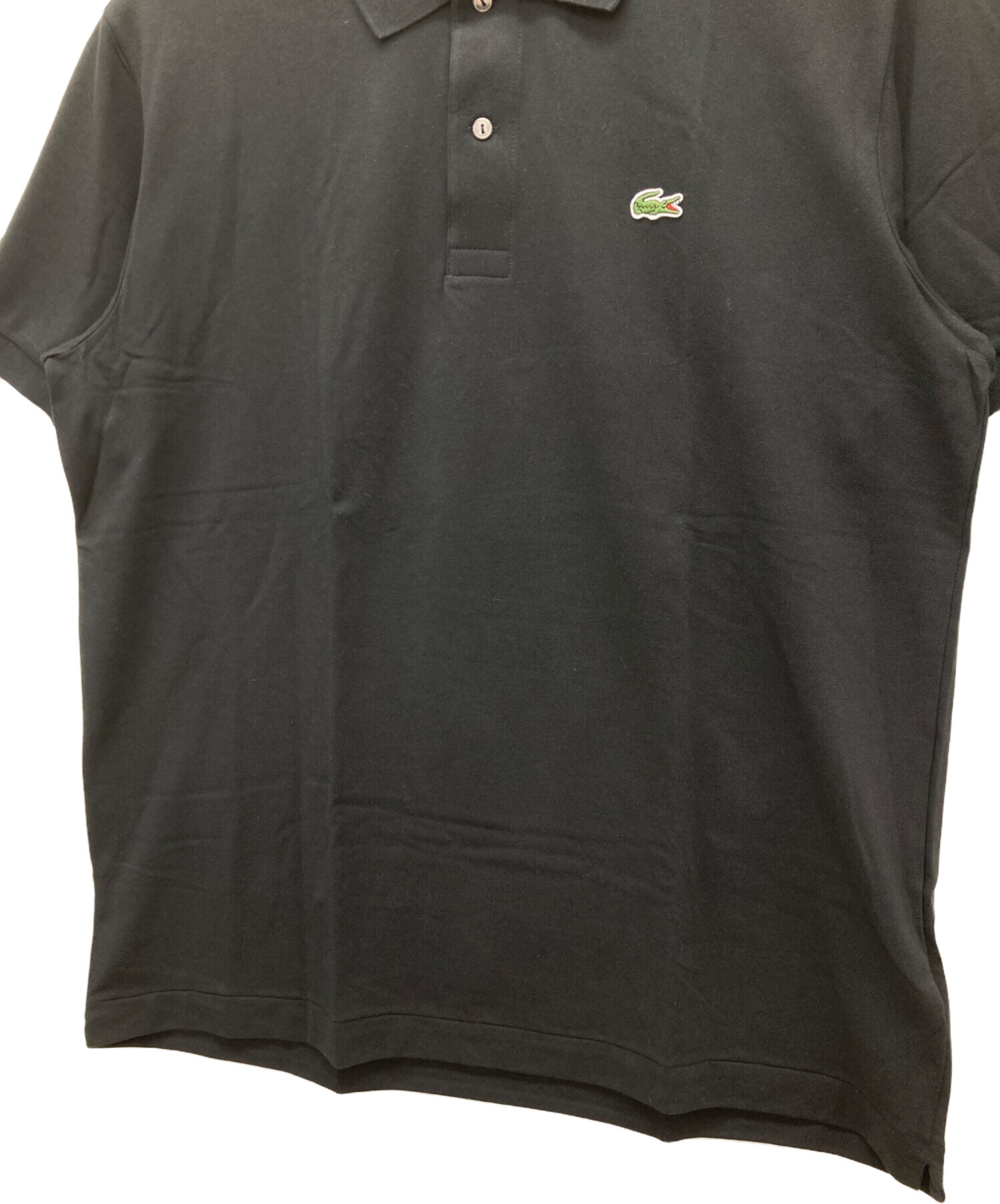 中古・古着通販】LACOSTE (ラコステ) ライトポロシャツ ブラック 