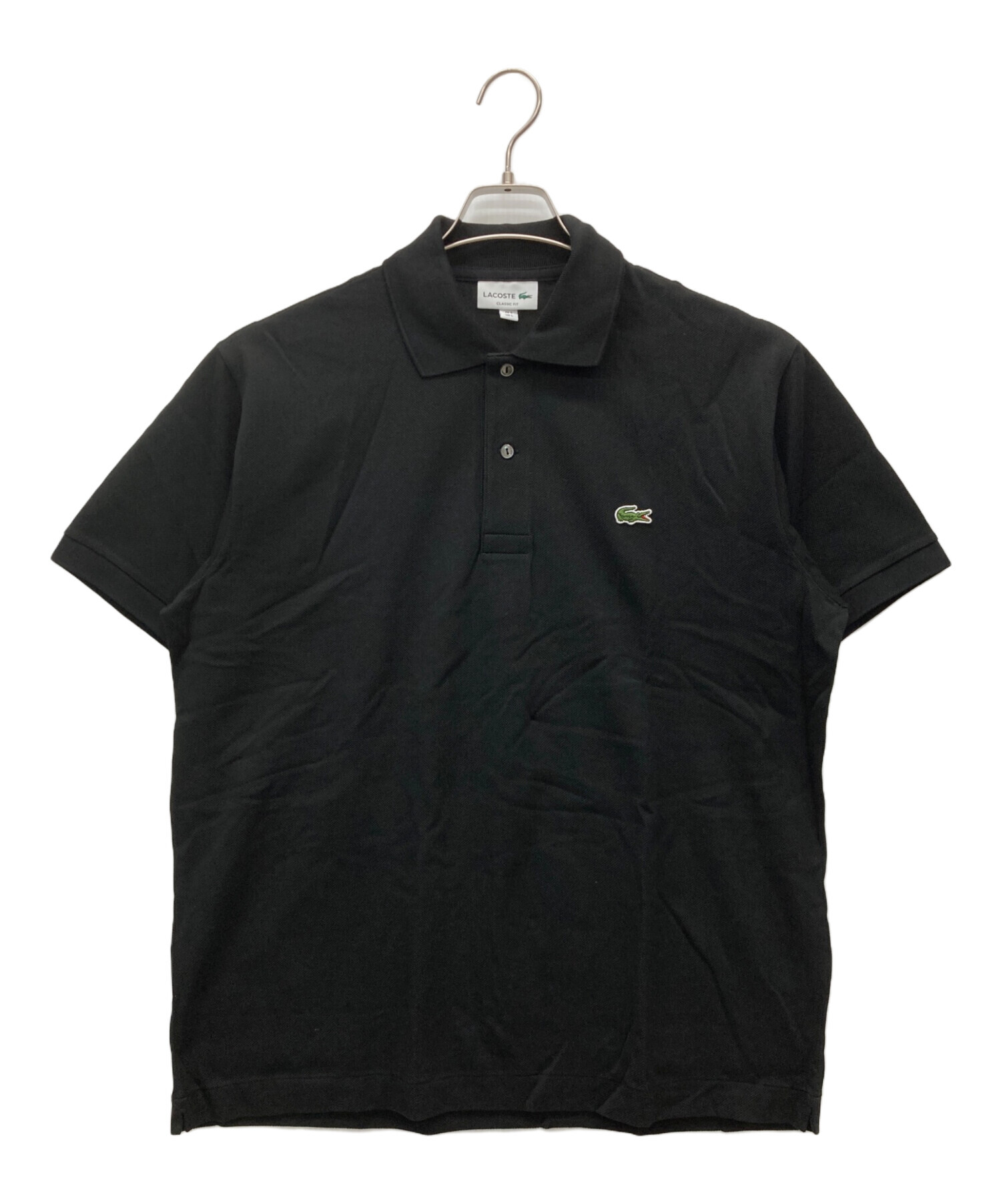 中古・古着通販】LACOSTE (ラコステ) ポロシャツ ブラック サイズ:L