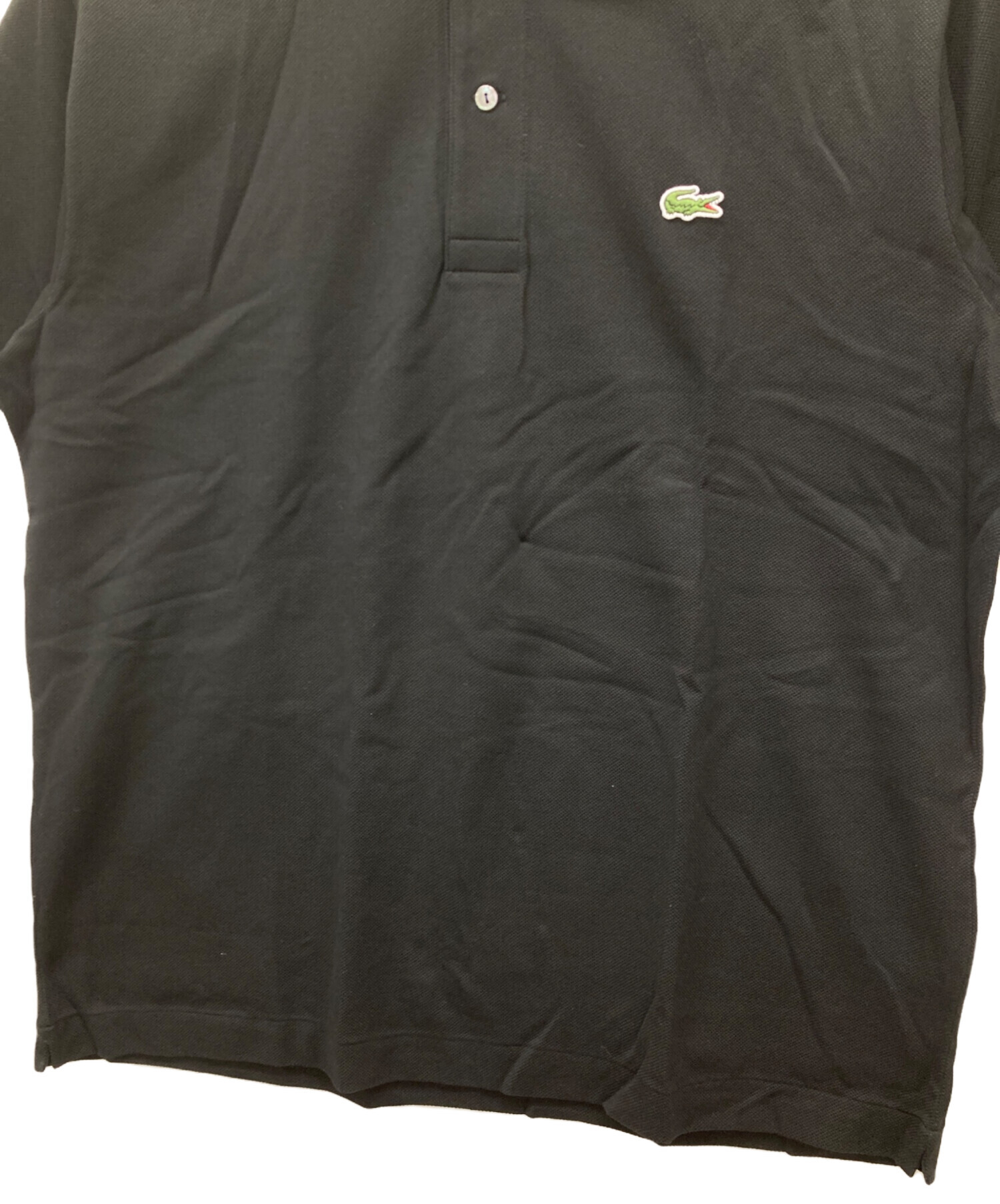中古・古着通販】LACOSTE (ラコステ) ポロシャツ ブラック サイズ:L
