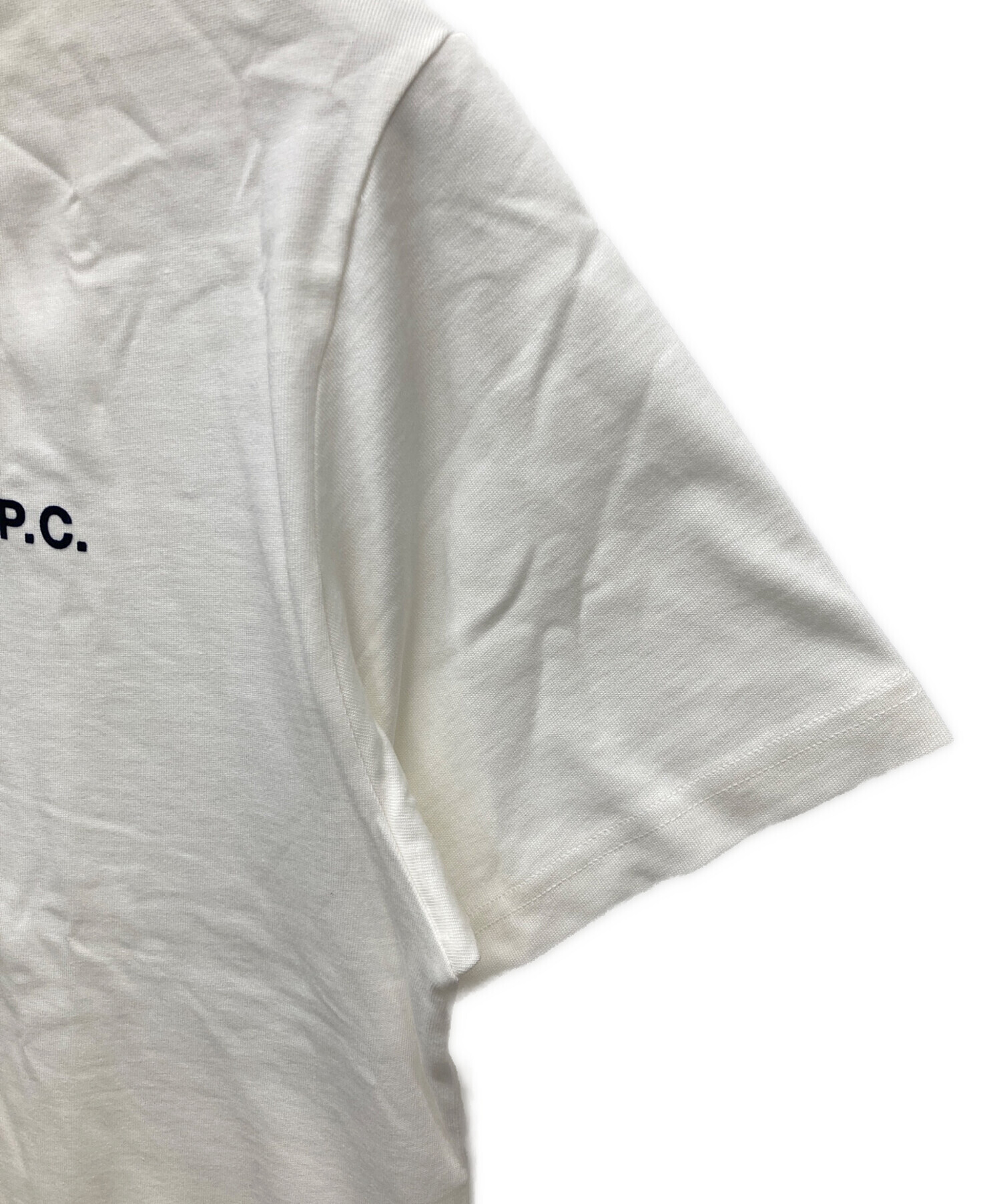 中古・古着通販】A.P.C. (アーペーセー) 反転ロゴTシャツ ホワイト 