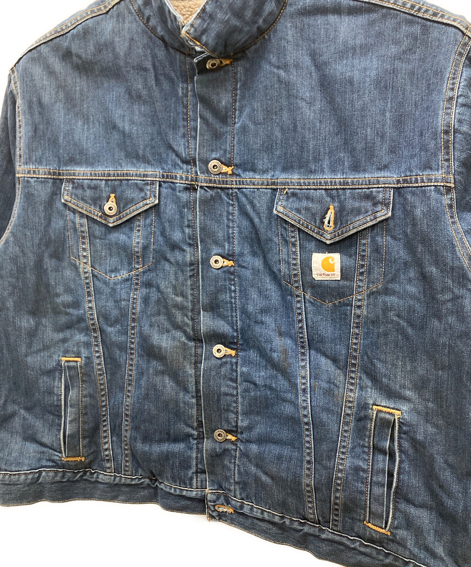 中古・古着通販】CarHartt (カーハート) 裏ボアデニムジャケット