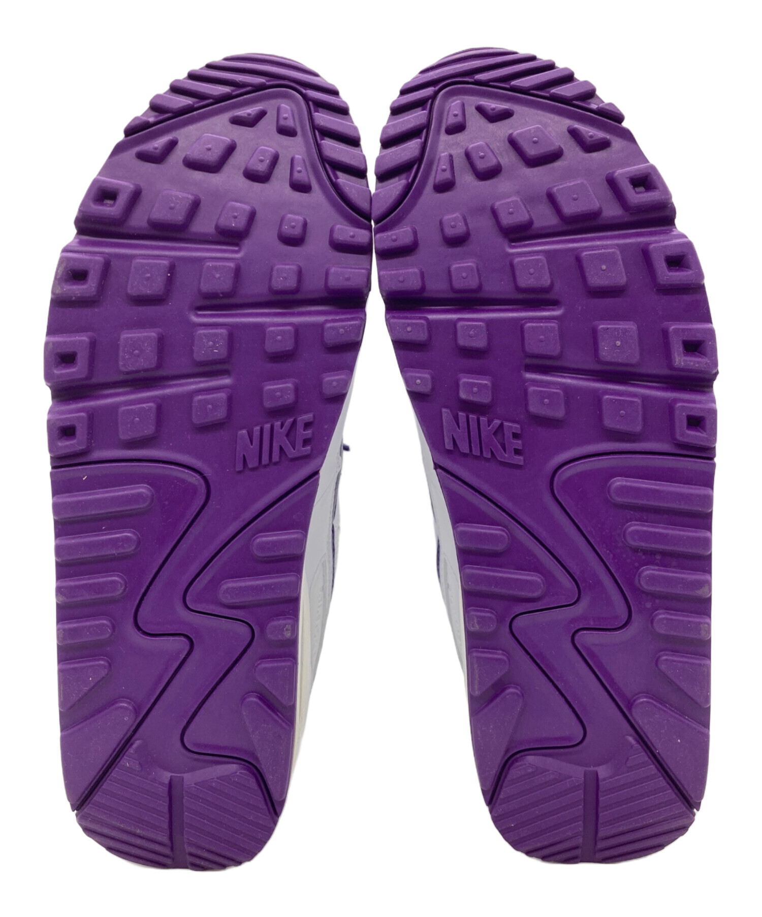 中古・古着通販】NIKE (ナイキ) エアマックス90 ホワイト×パープル