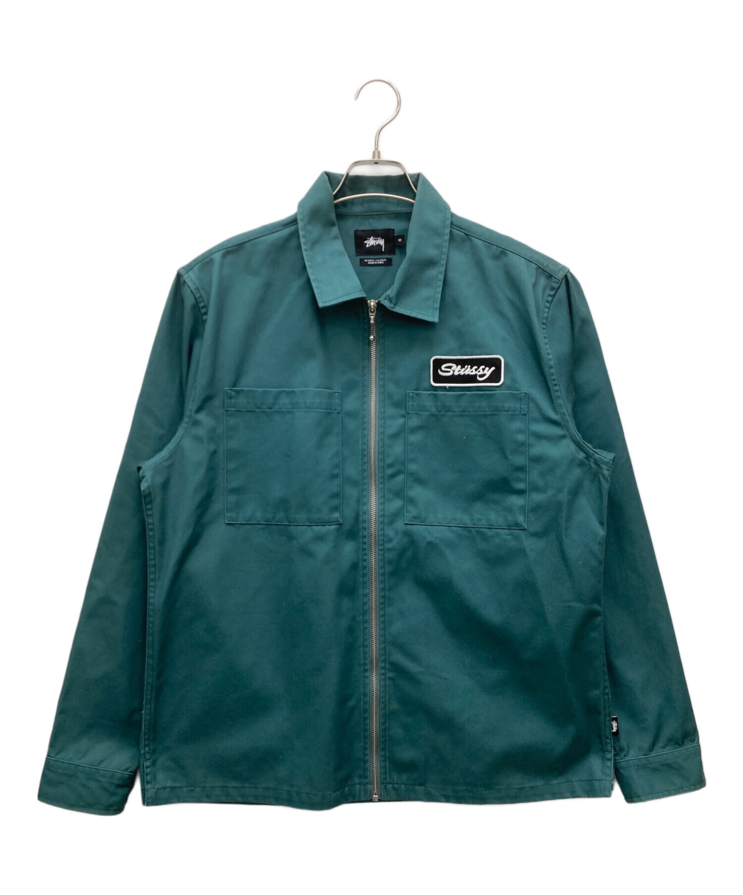 中古・古着通販】stussy (ステューシー) フルジップワークジャケット 