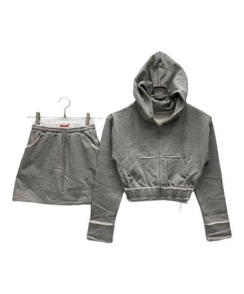 中古・古着通販】darich (ダーリッチ) DDジップスウェットパーカー