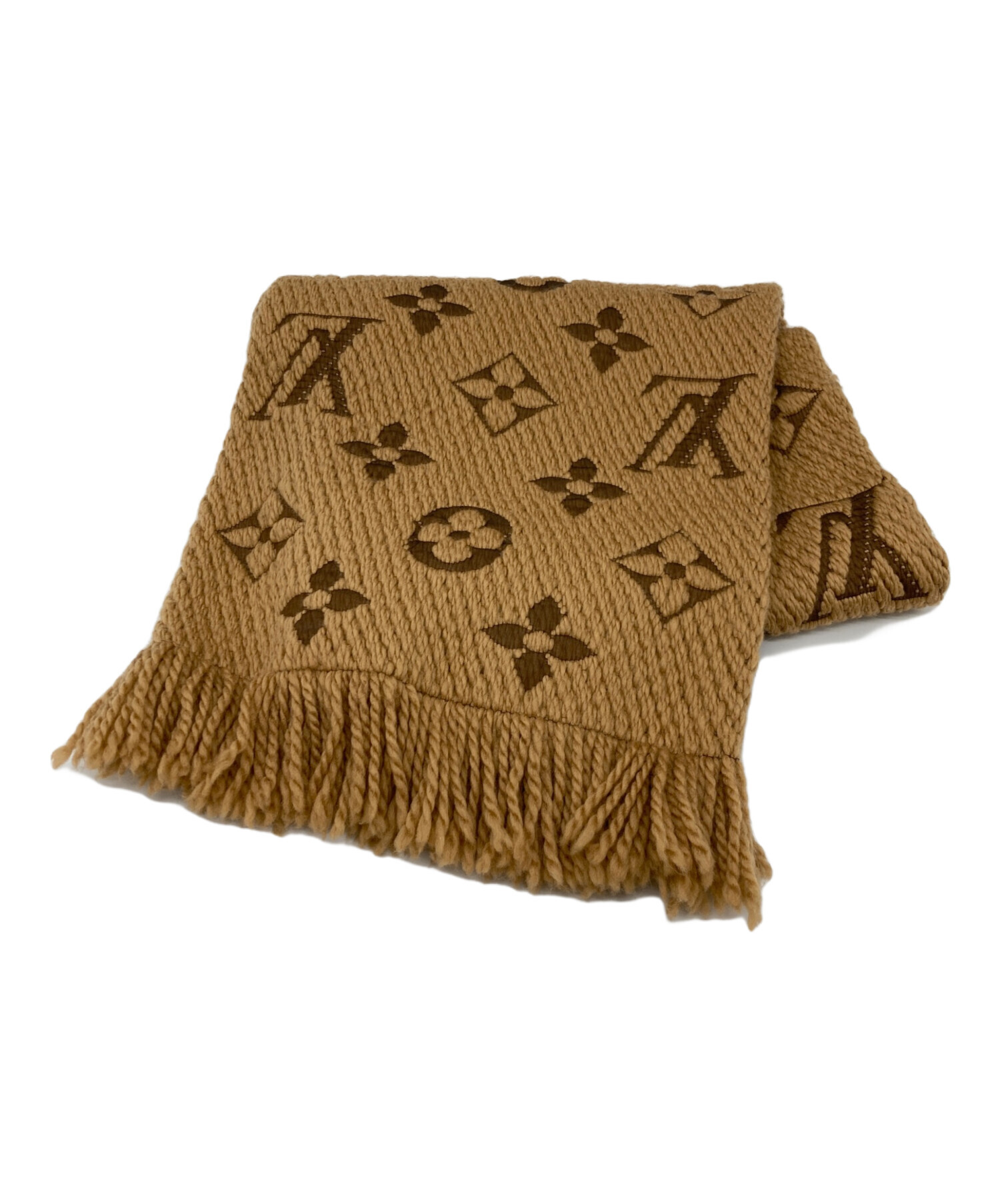 Louis Vuitton マフラー ウールシルク混 中古・古着通販】LOUIS VUITTON (ルイ ヴィトン) シルク混ウール
