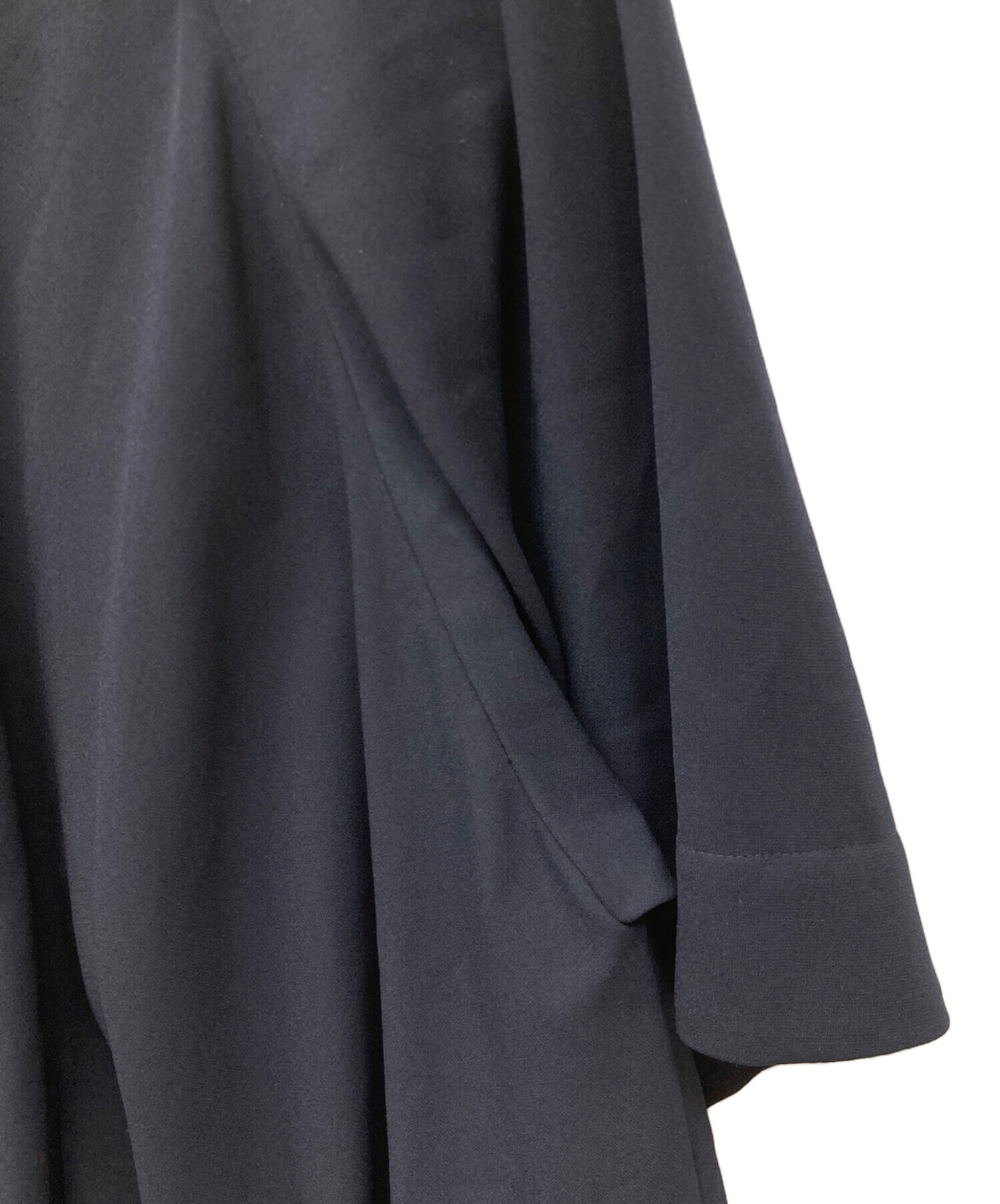 ENFOLD BALLON HEM SHIRT ブラウス　38ワンサイズ 中古・古着通販】ENFOLD (エンフォルド) BALLOON HALF-SLEEVE BLOUSE