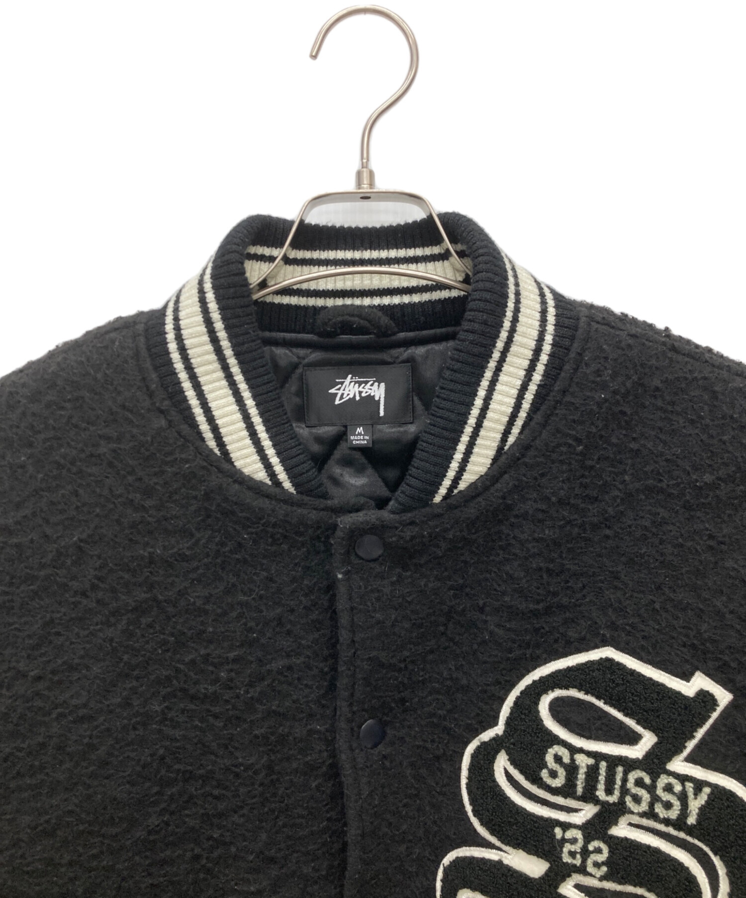 中古・古着通販】stussy (ステューシー) スタジャン ブラック サイズ:M