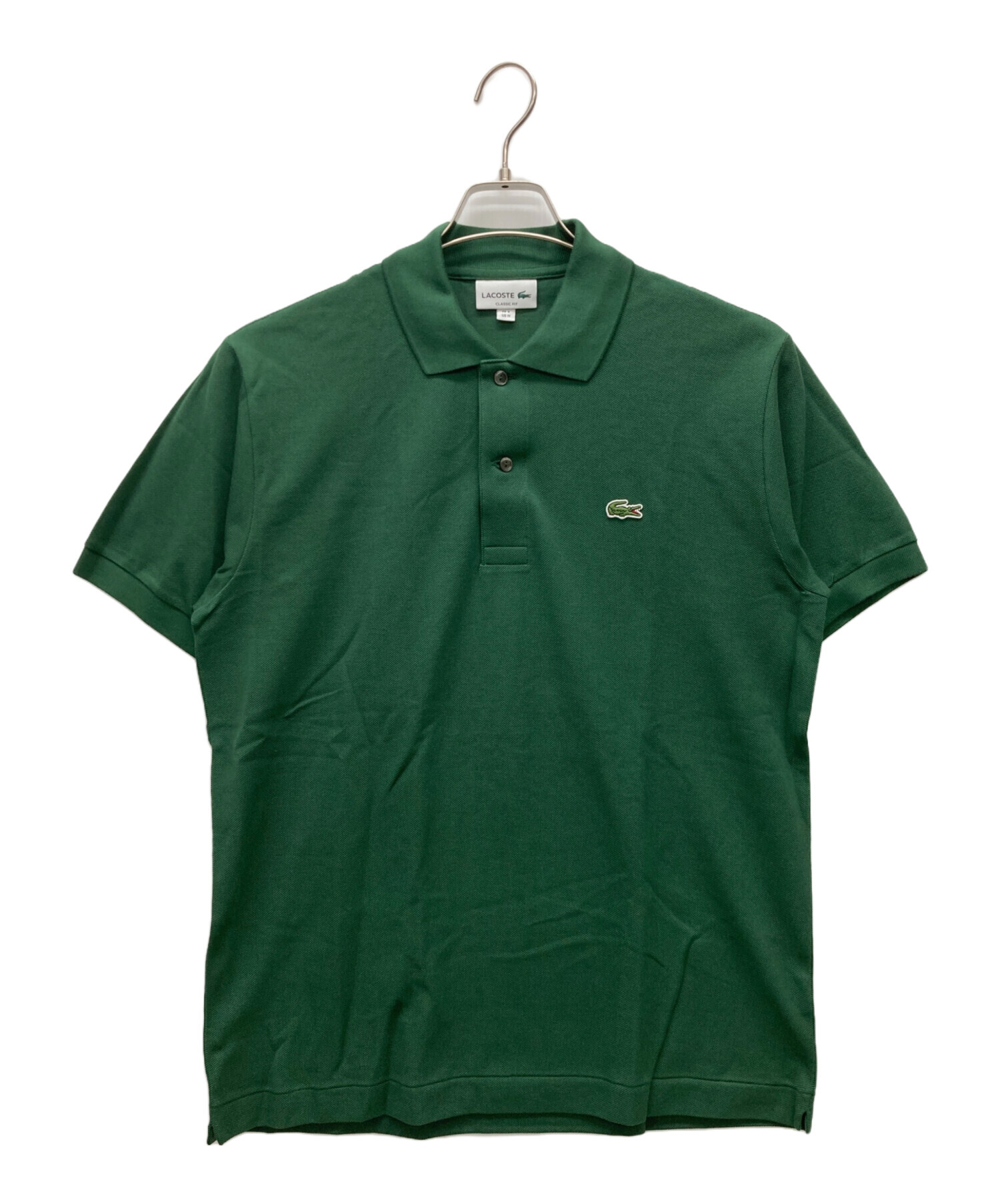 LACOSTE ラコステ ダークグリーン ポロシャツ LACOSTE（ラコステ） ポロシャツ ランドスケープワニロゴポロシャツ