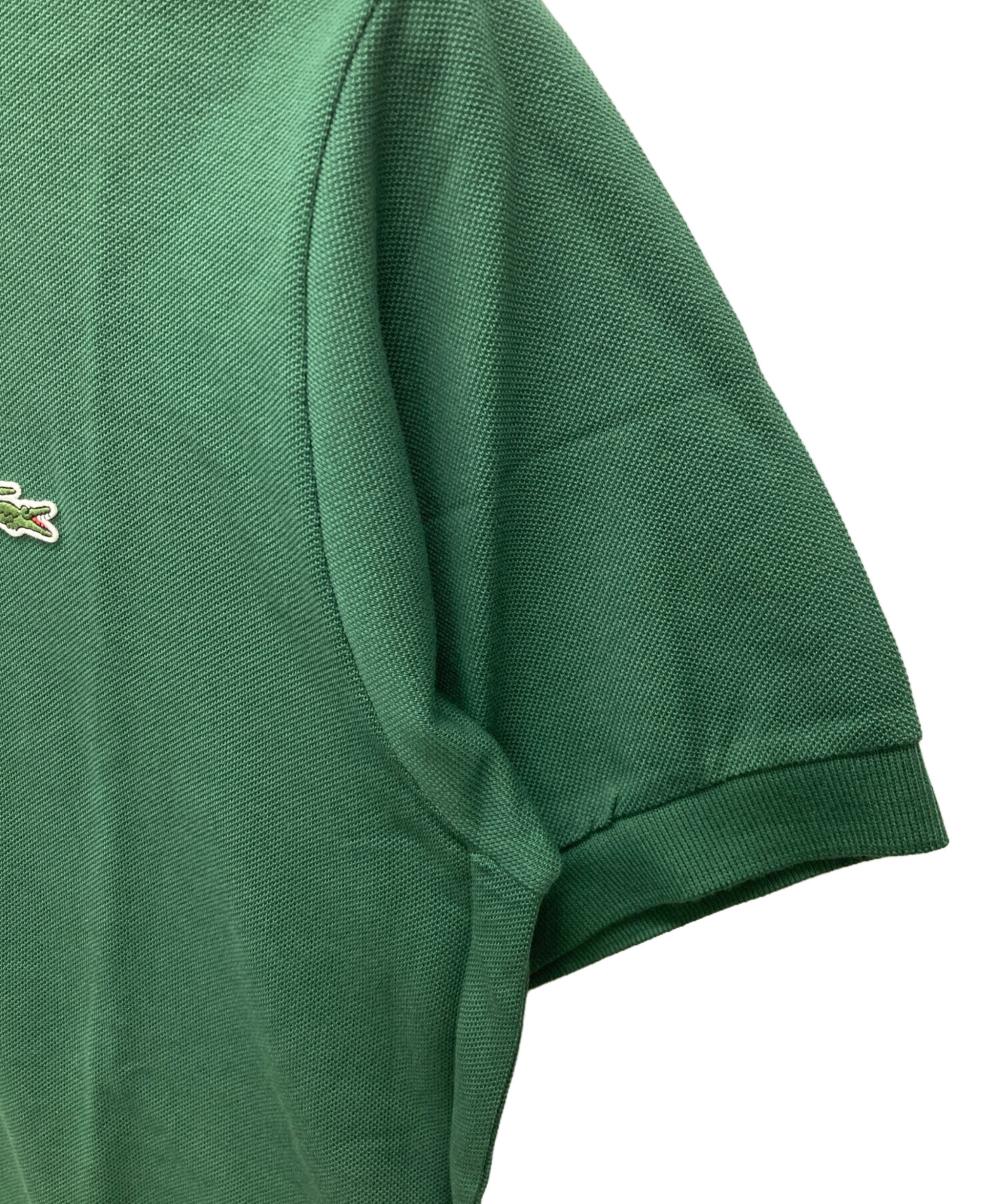 中古・古着通販】LACOSTE (ラコステ) 半袖ポロシャツ グリーン サイズ