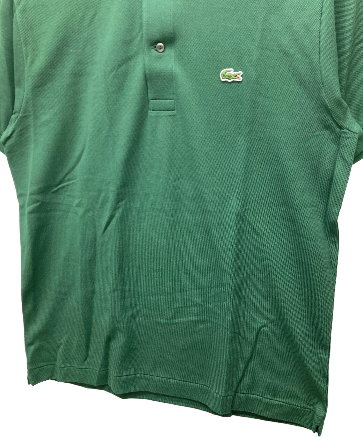 中古・古着通販】LACOSTE (ラコステ) 半袖ポロシャツ グリーン サイズ