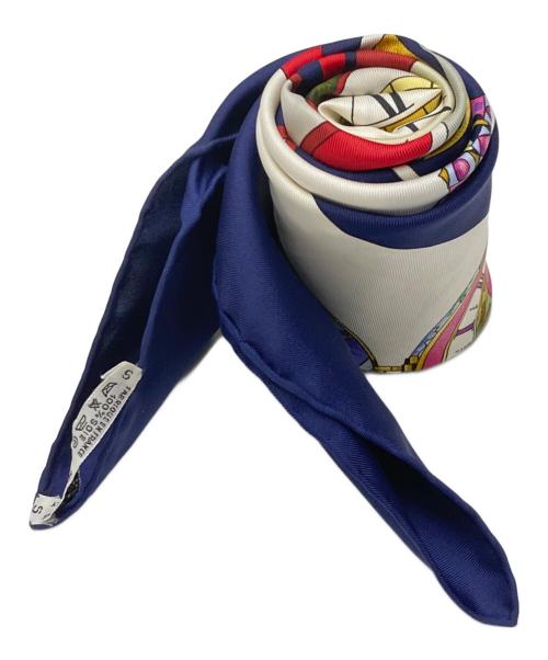 【未使用品】HERMES アステカ風シルクスカーフ 未使用品】HERMES アステカ風シルクスカーフ 中古・古着通販】HERMES