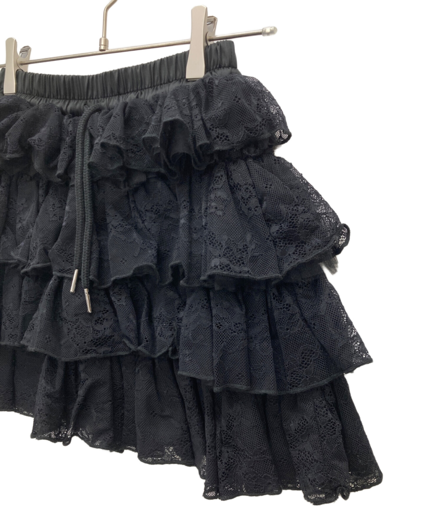 中古・古着通販】darich (ダーリッチ) ボリュームレースミニスカート