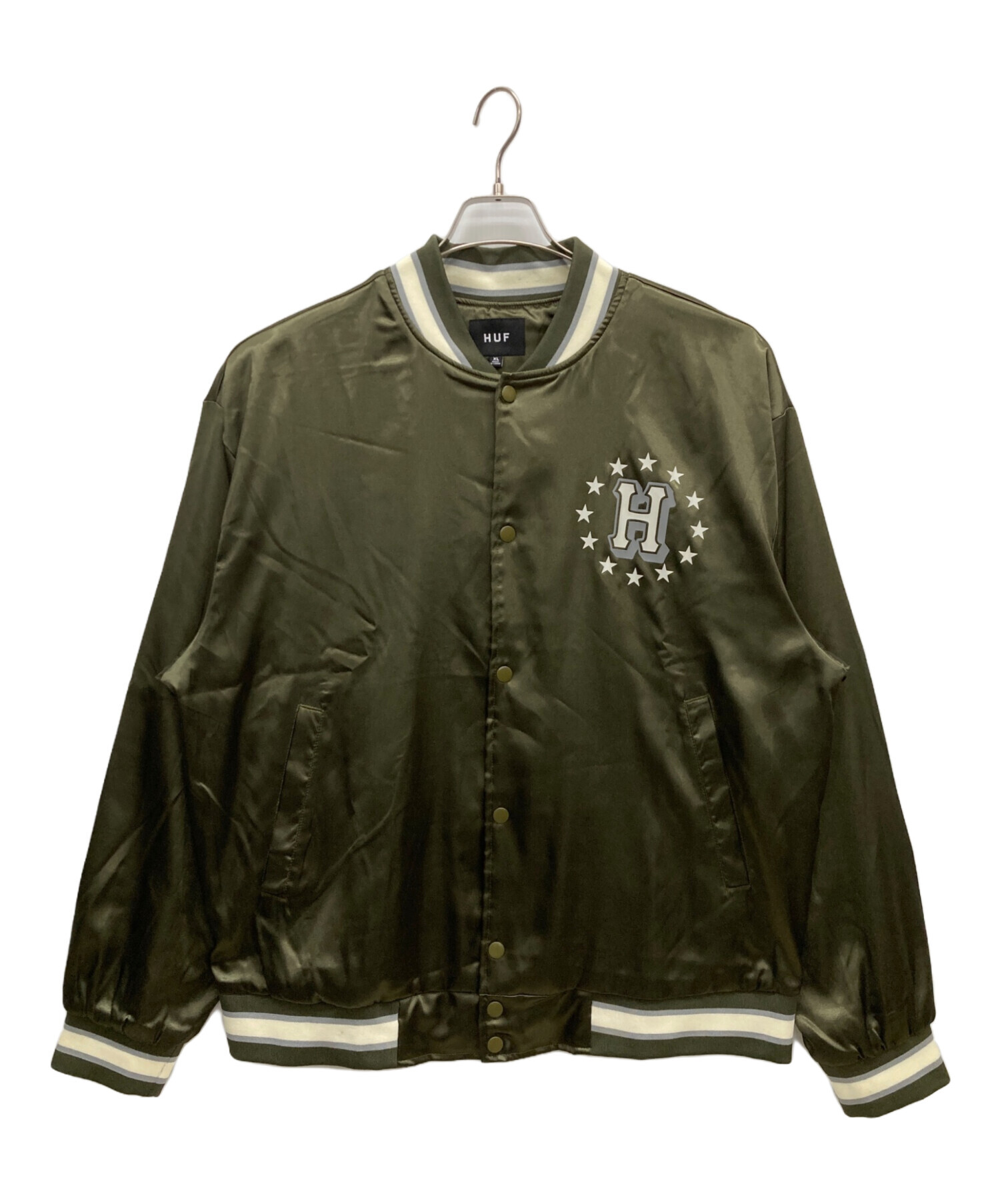 HUF スタジャン 楽天市場】ハフ HUF 20 YEAR CLASSIC H VARSITY JACKET バーシティー