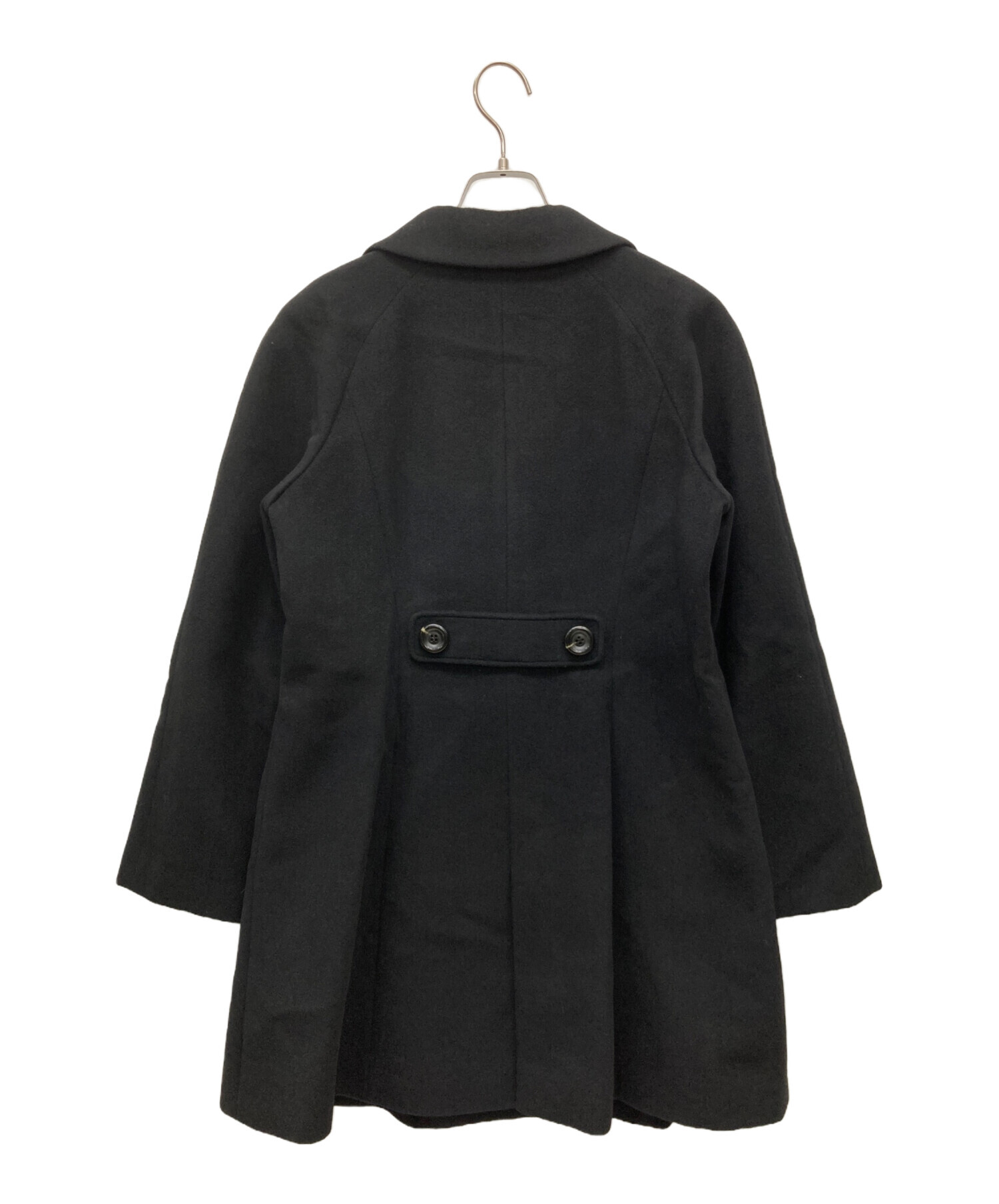 中古・古着通販】Leilian (レリアン) カシミヤコート ブラック サイズ