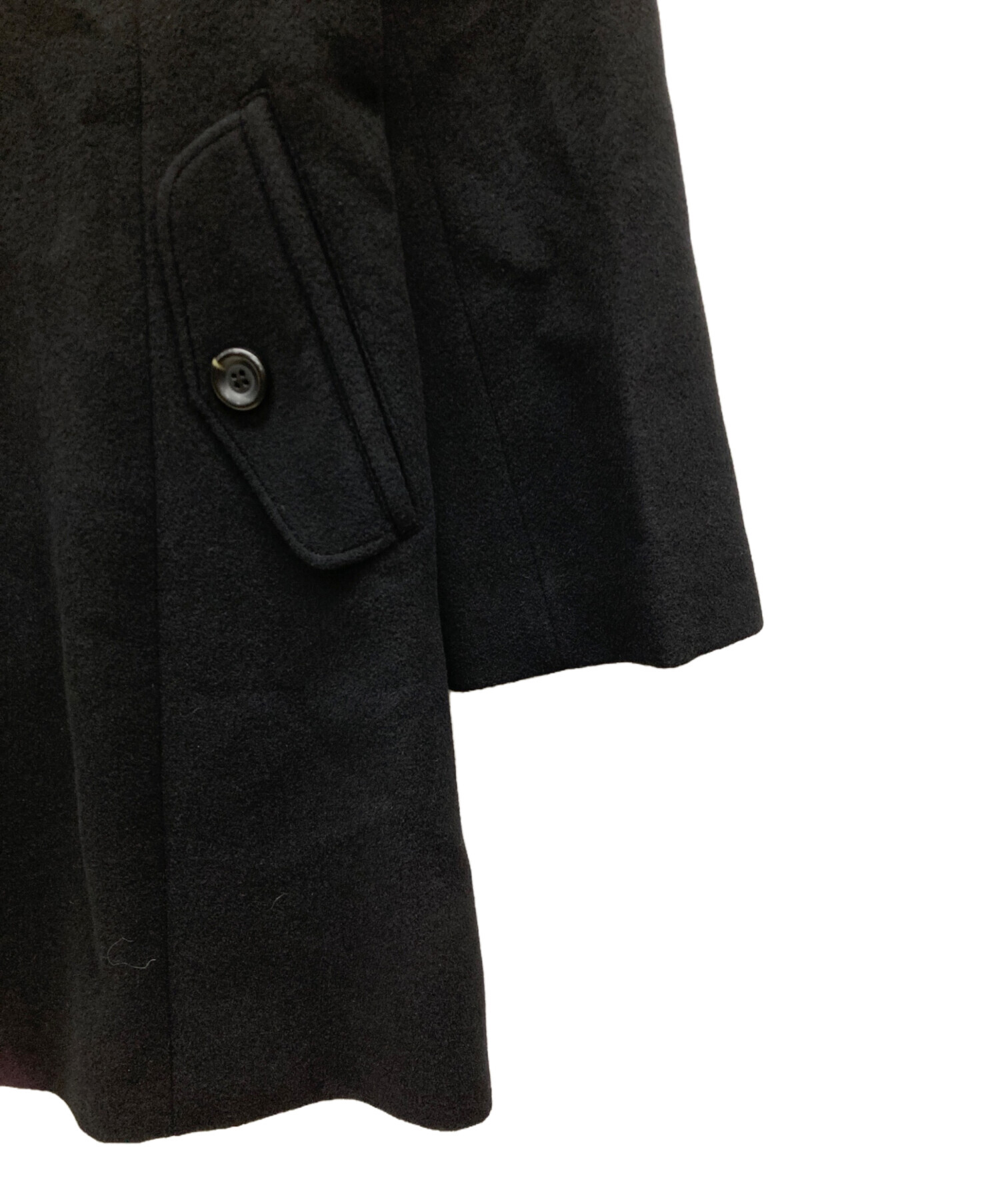 中古・古着通販】Leilian (レリアン) カシミヤコート ブラック サイズ