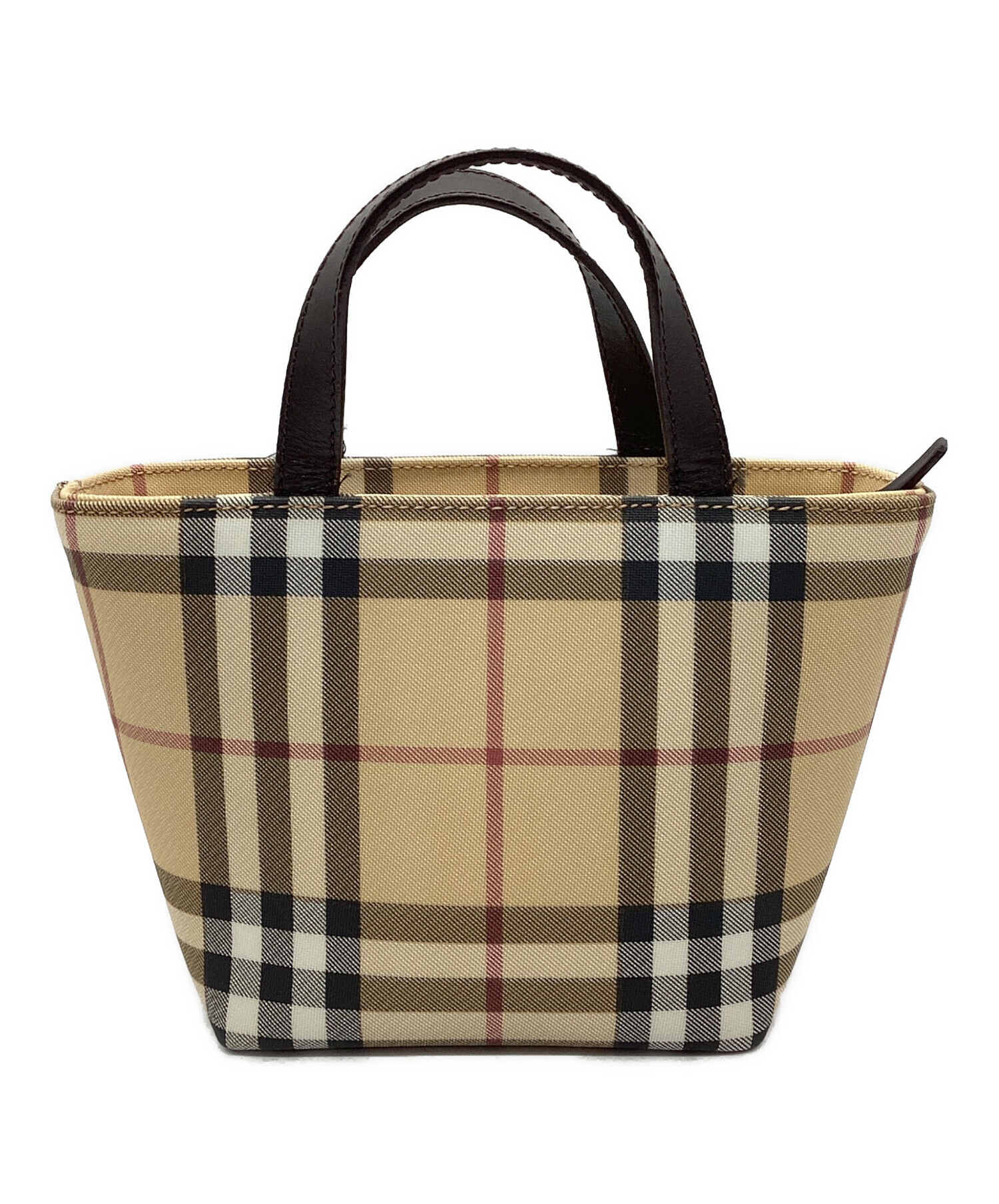中古・古着通販】BURBERRY (バーバリー) ハンドバッグ ベージュ 
