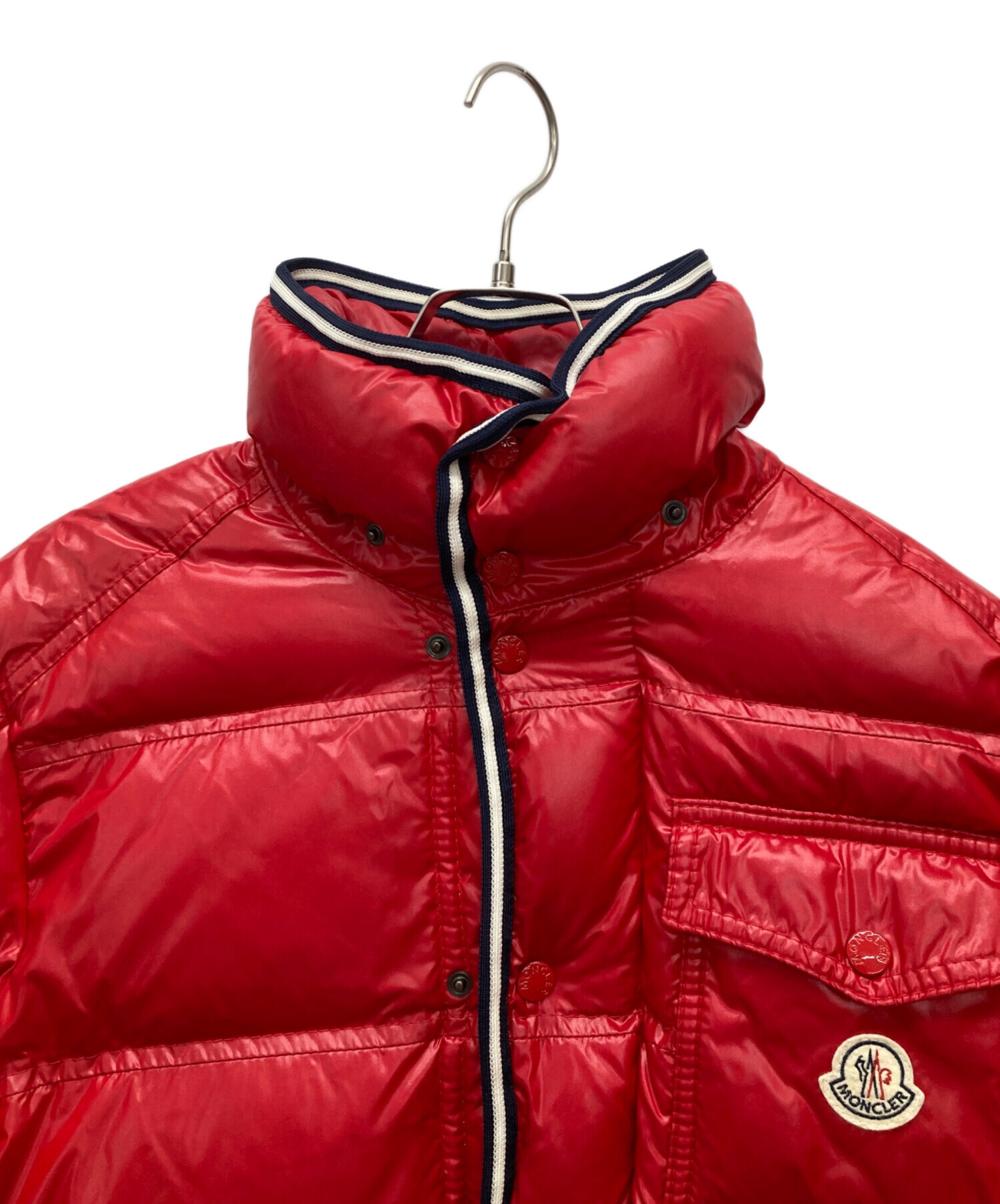 中古・古着通販】MONCLER (モンクレール) ダウンジャケット レッド