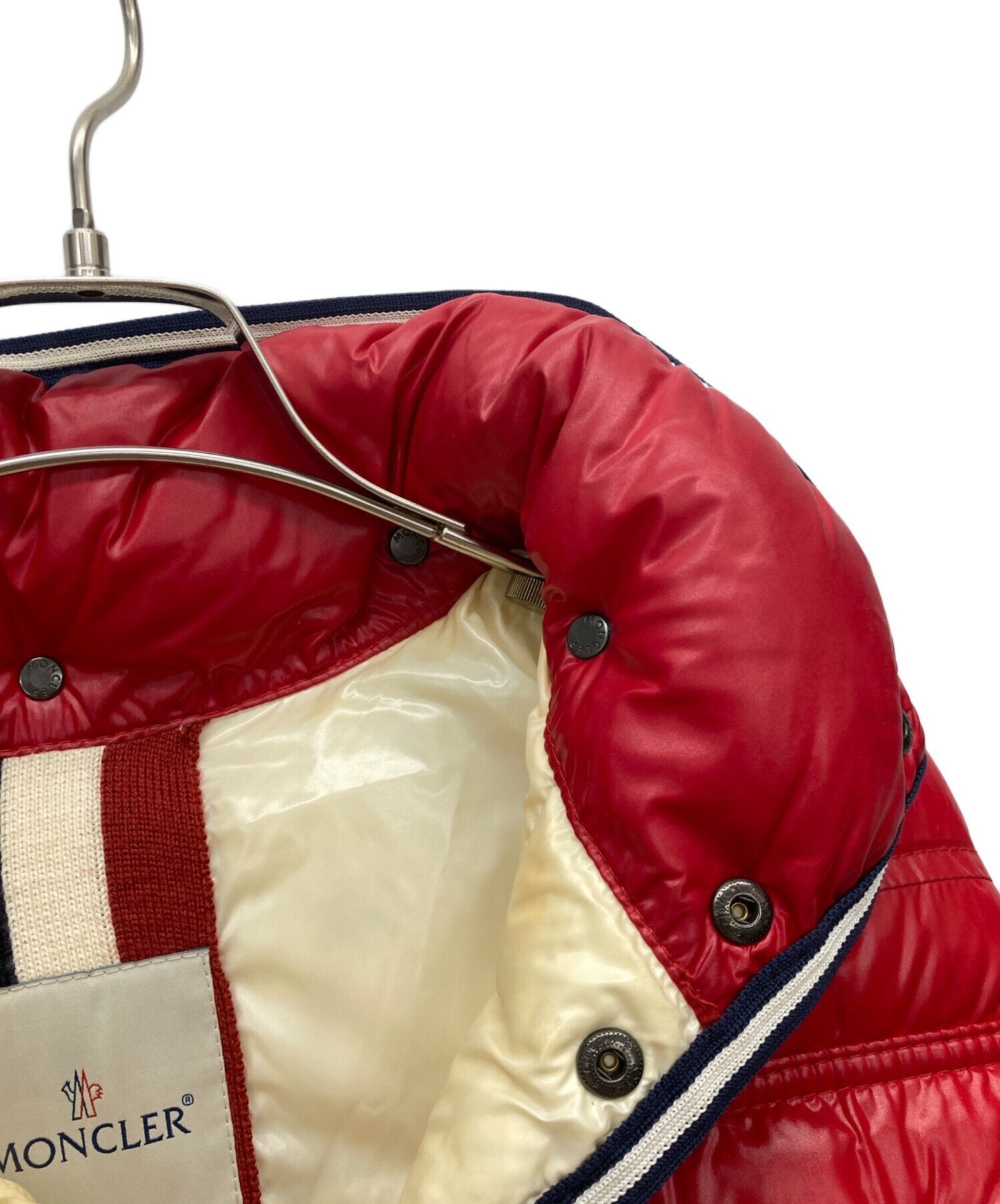 中古・古着通販】MONCLER (モンクレール) ダウンジャケット レッド