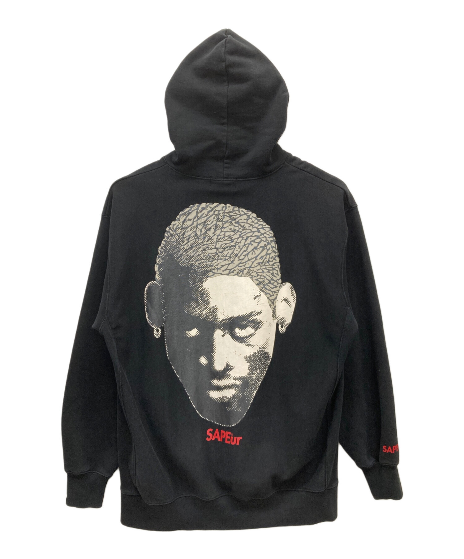 中古・古着通販】SAPEur (サプール) パーカー ブラック サイズ:SIZE