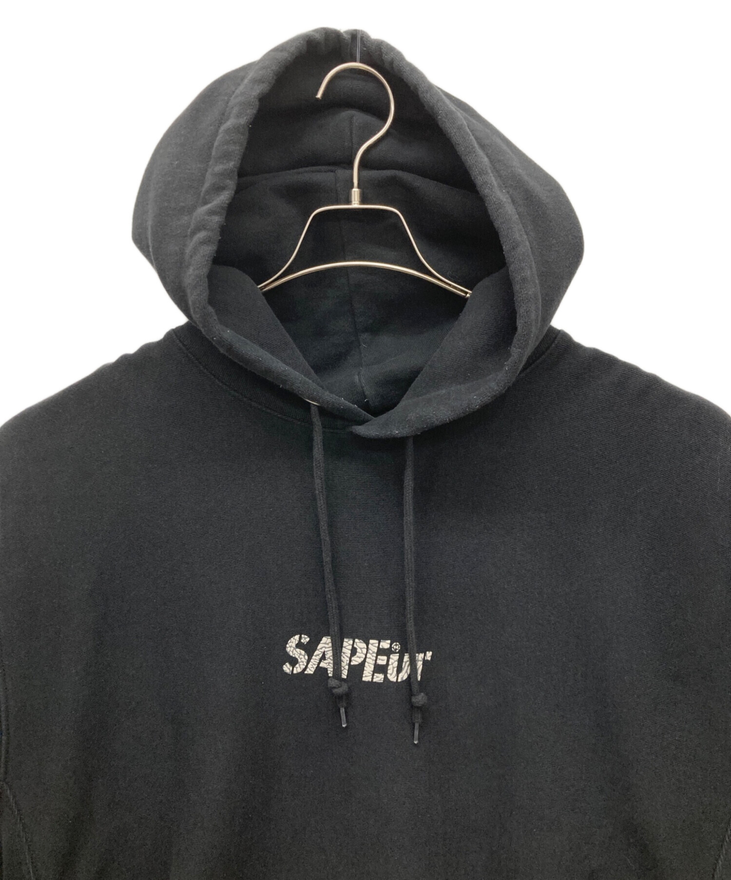中古・古着通販】SAPEur (サプール) パーカー ブラック サイズ:SIZE