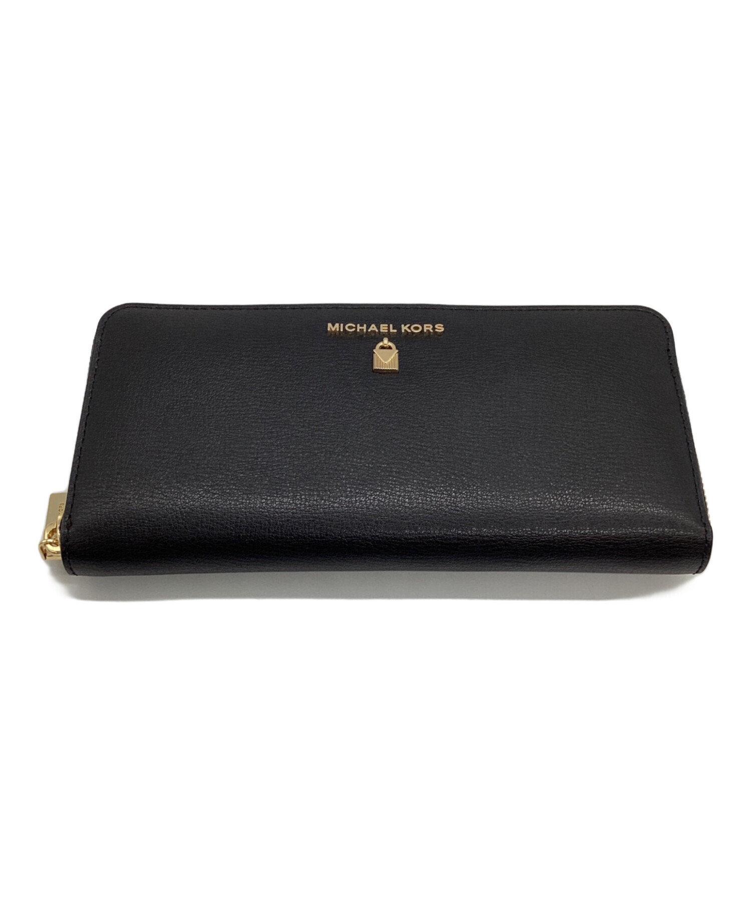 中古・古着通販】MICHAEL KORS (マイケル・コース) 長財布 ブラック 