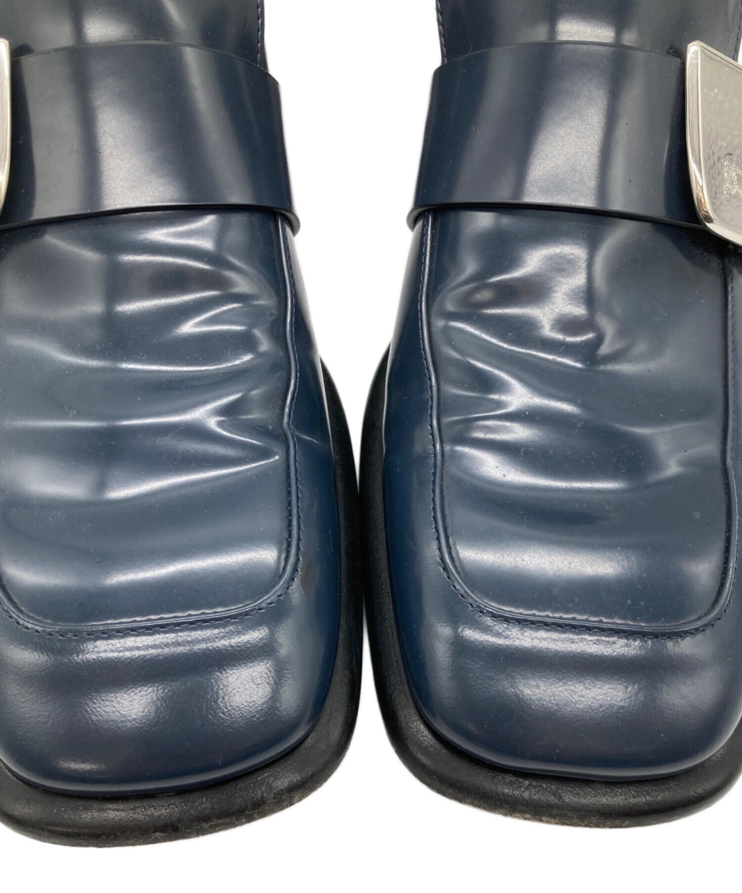 中古・古着通販】BURBERRY (バーバリー) Shieldローファー ネイビー