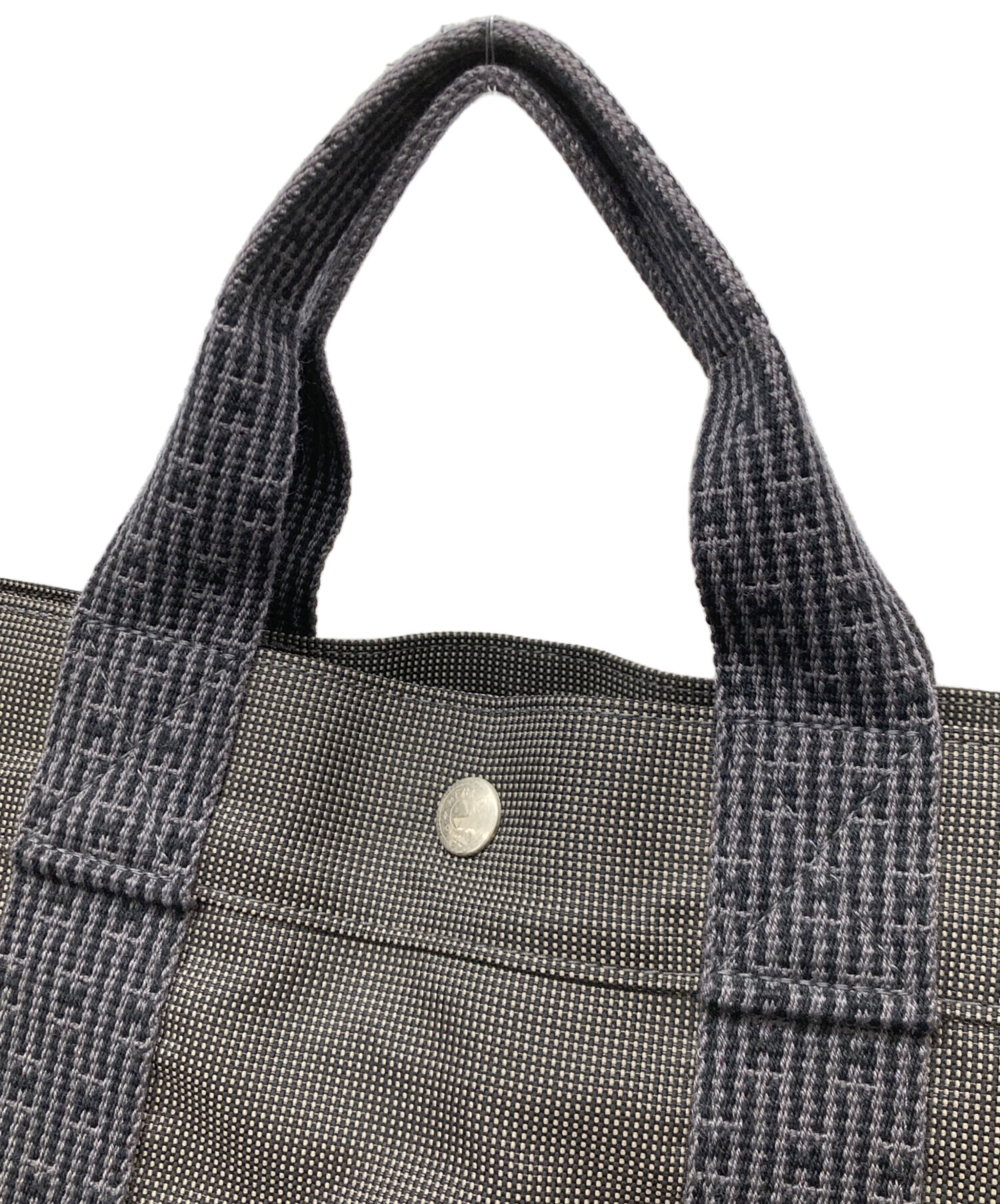 HERMÈS グレー トートバッグ 中古・古着通販】HERMES (エルメス) トートバッグ グレー｜ブランド