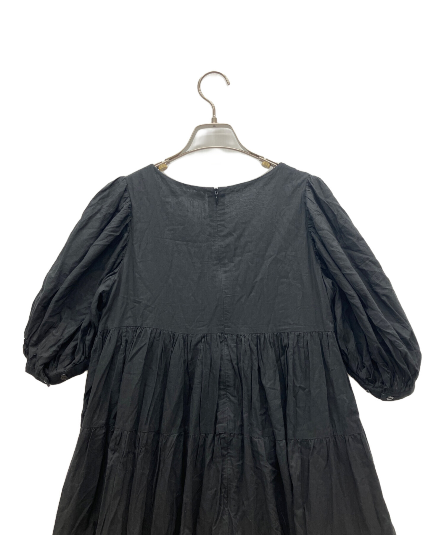 MARIHA マリハ ワンピース　半袖 36 中古・古着通販】MARIHA (マリハ) 半袖ワンピース ブラック サイズ:36