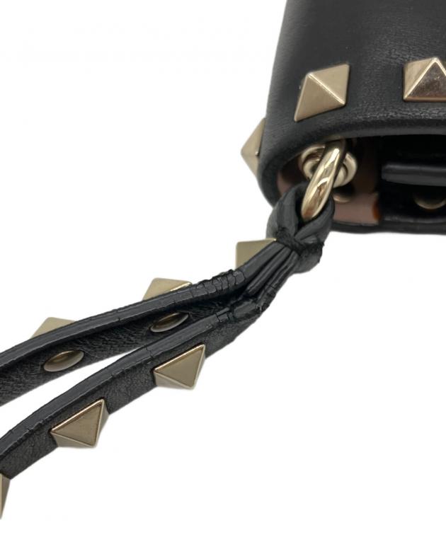 中古・古着通販】VALENTINO (ヴァレンティノ) クラッチバッグ ブラック