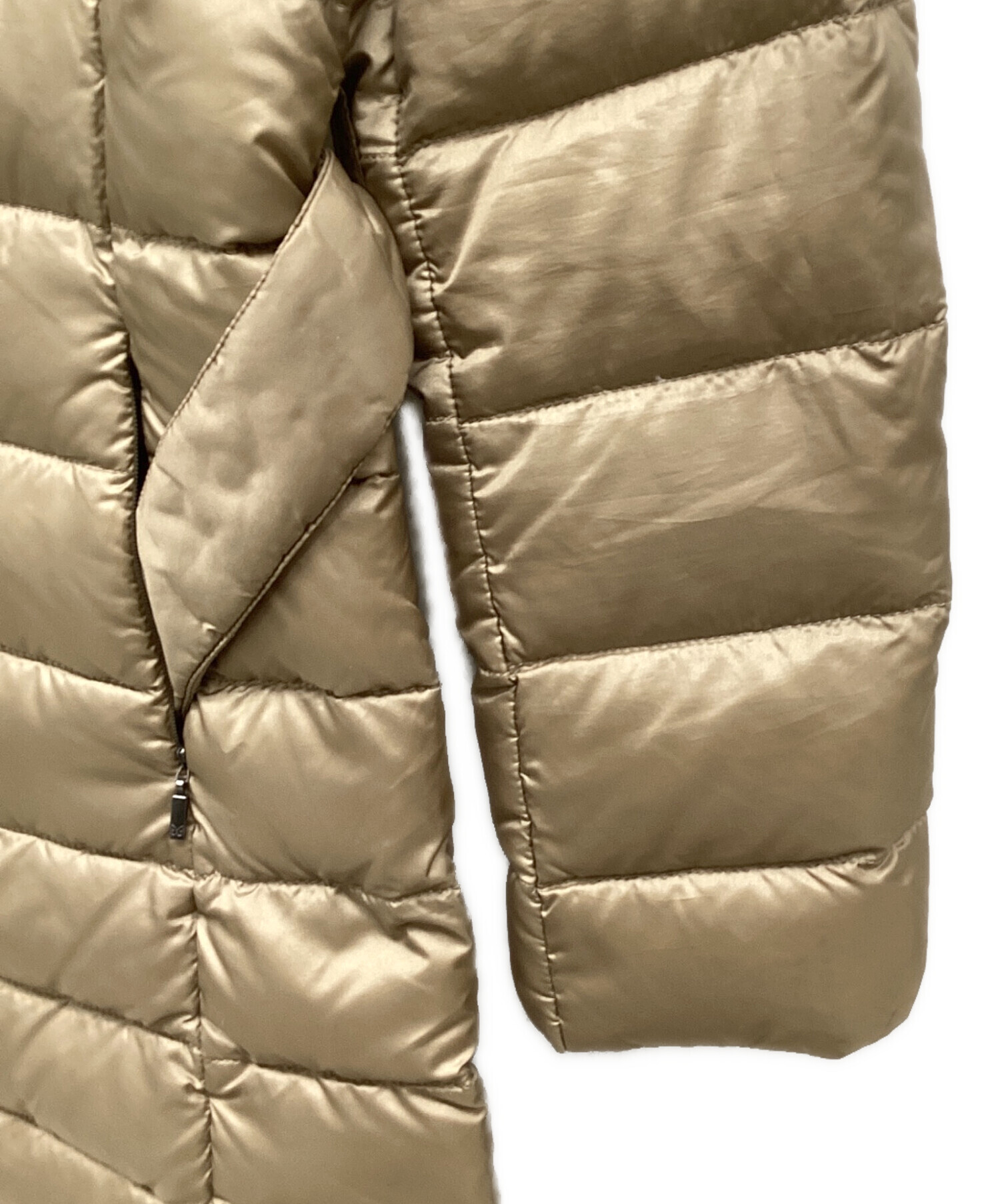 中古・古着通販】MaxMara (マックスマーラ) ダウンジャケット ベージュ