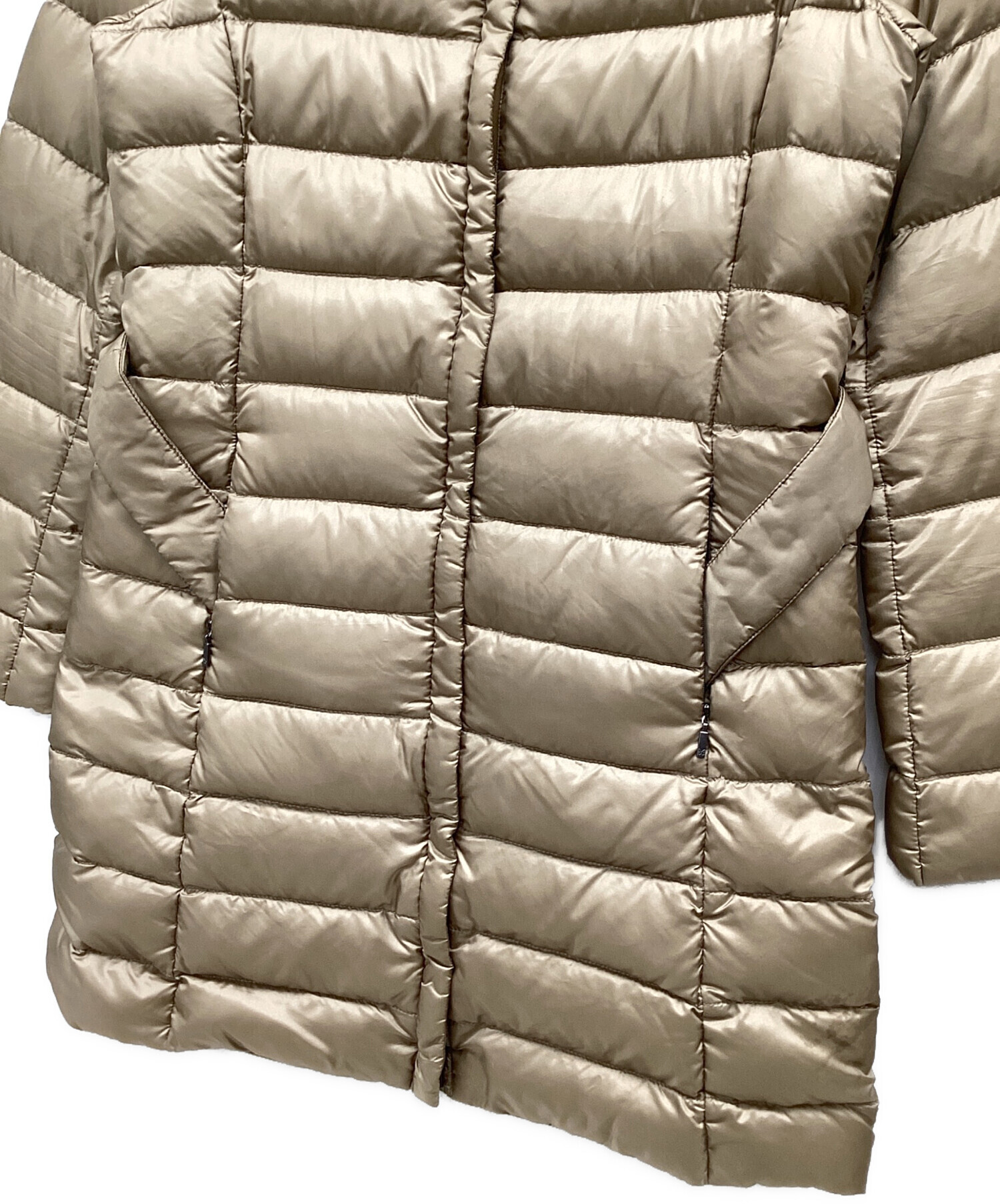中古・古着通販】MaxMara (マックスマーラ) ダウンジャケット ベージュ