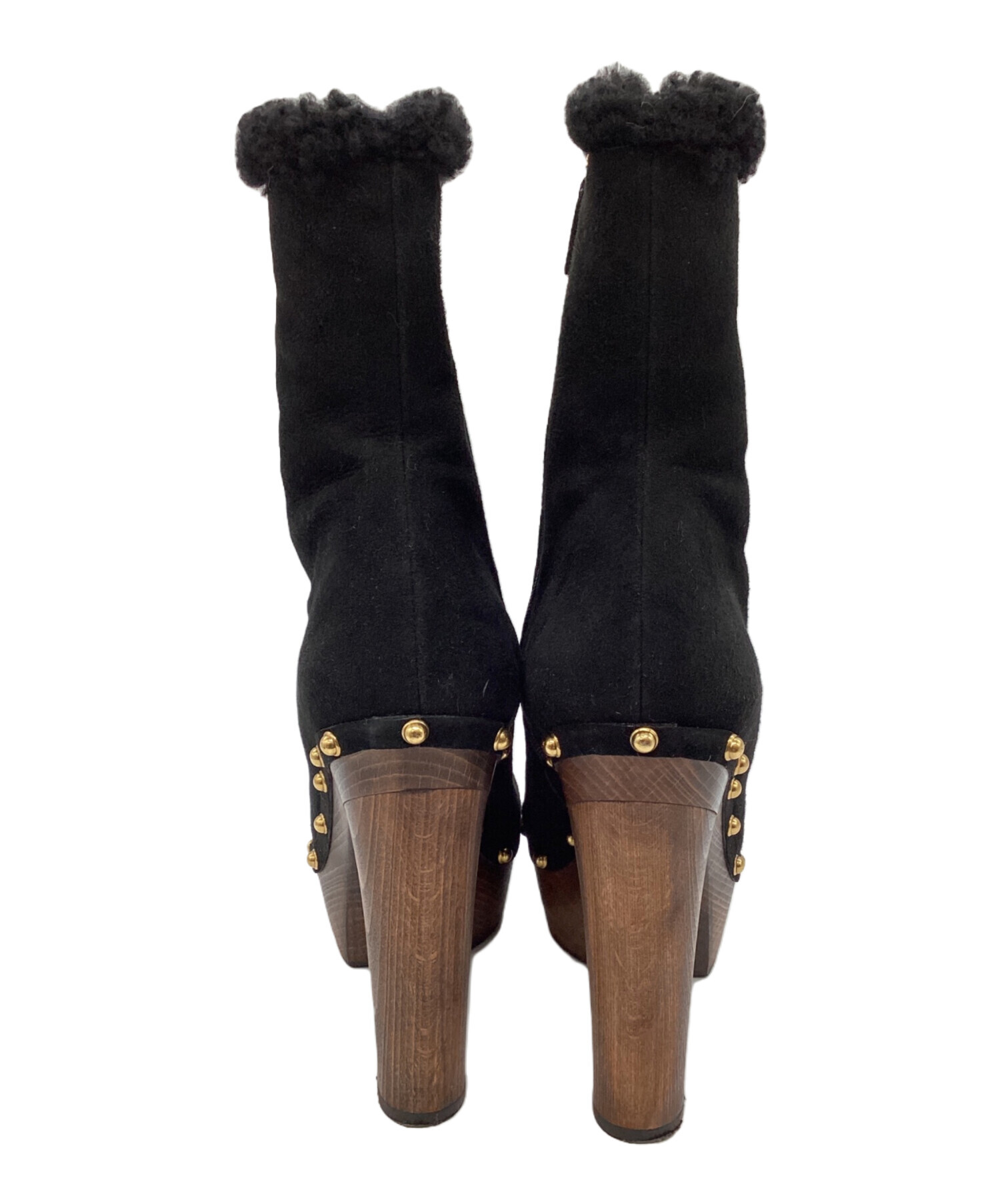 中古・古着通販】GUCCI (グッチ) ブーツ ブラック サイズ:37 1/2