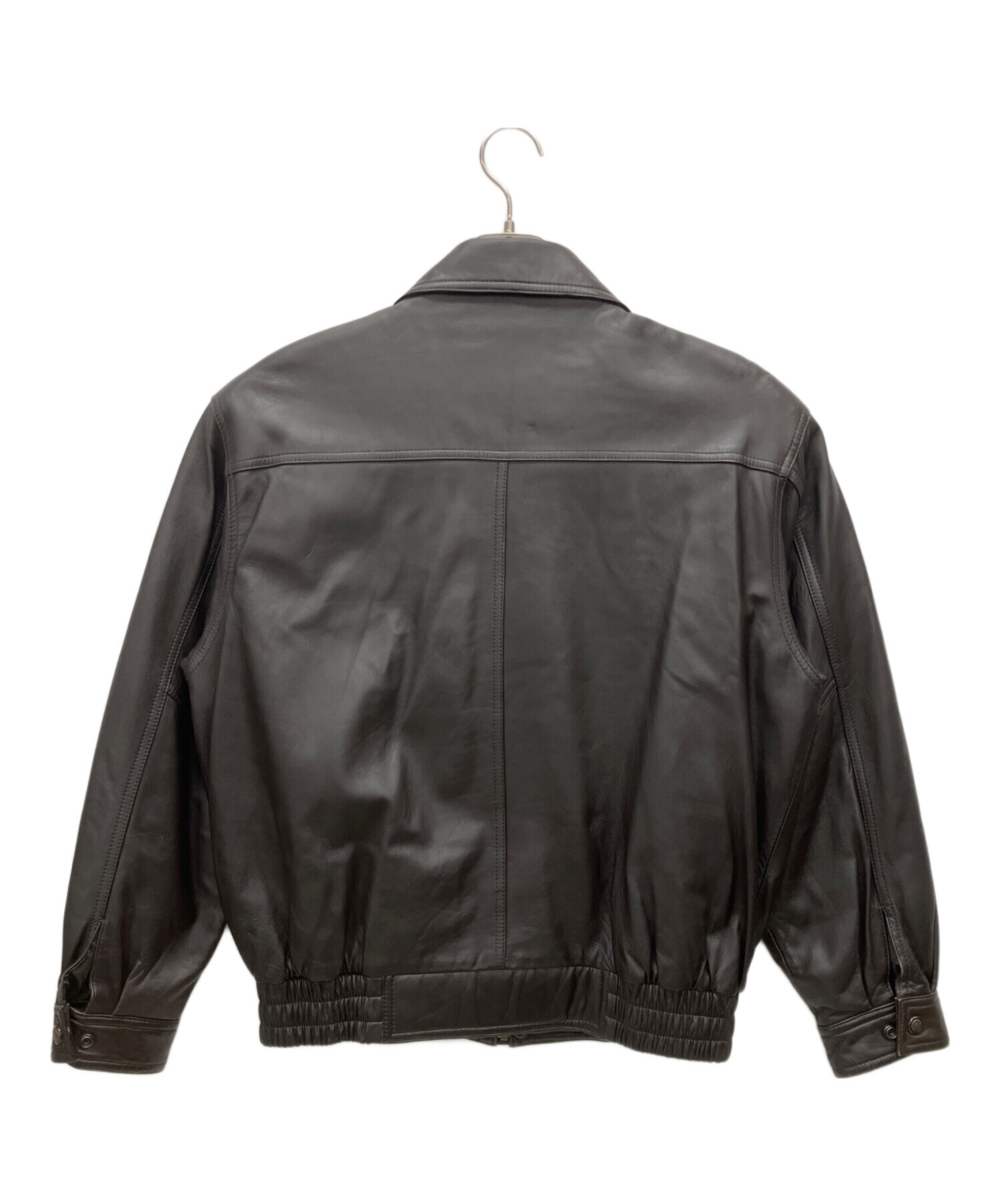 中古・古着通販】DURANTE (デュランテ) ラムレザージャケット ブラウン