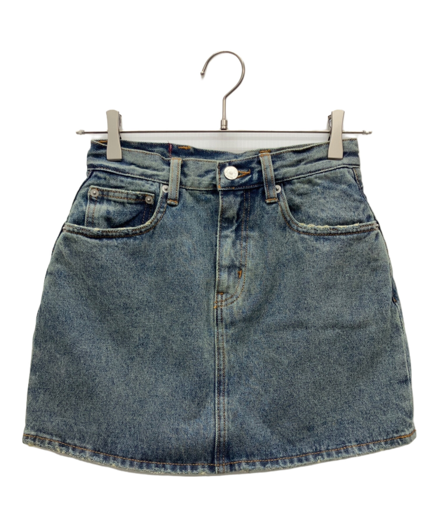 中古・古着通販】darich (ダーリッチ) バックカーブデニムミニスカート
