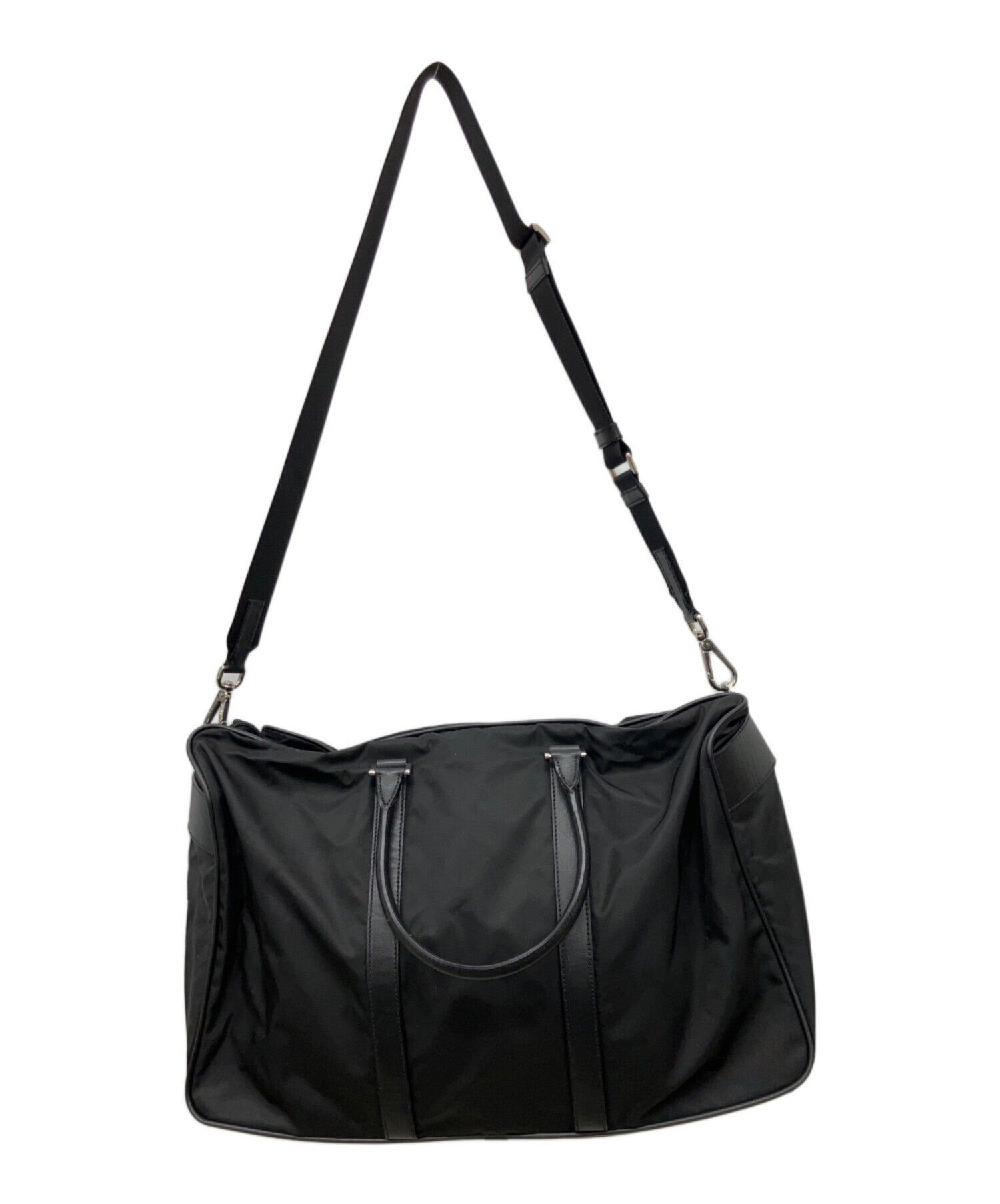 中古・古着通販】PRADA (プラダ) ナイロンビジネスバッグ ブラック