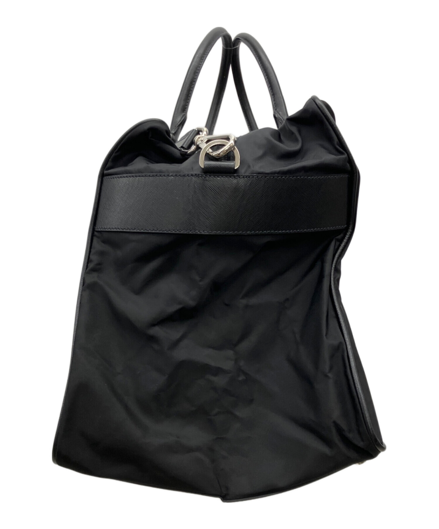 中古・古着通販】PRADA (プラダ) ナイロンビジネスバッグ ブラック