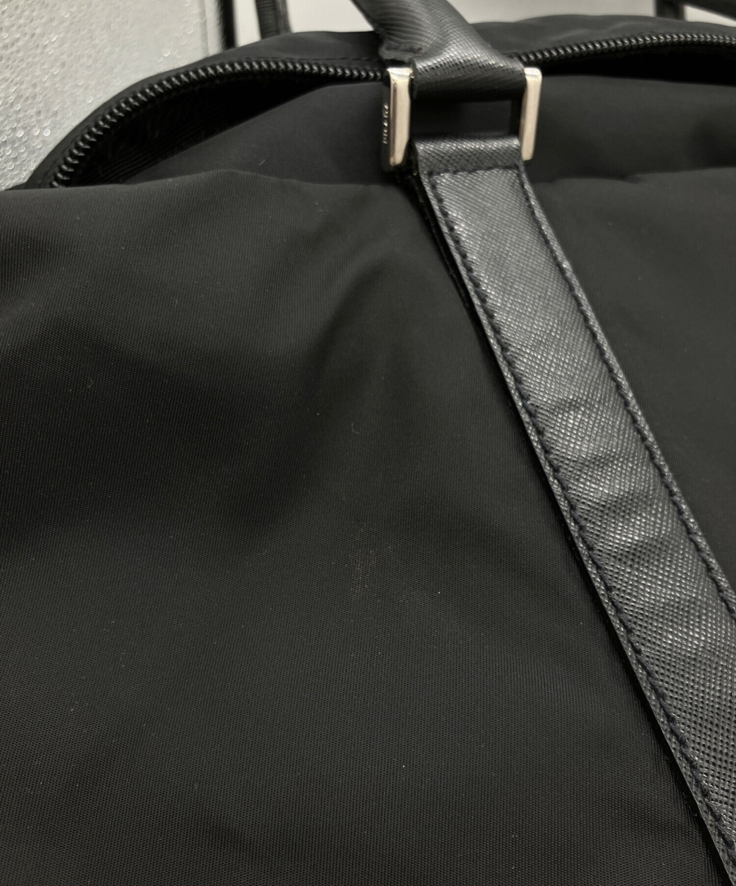 中古・古着通販】PRADA (プラダ) ナイロンビジネスバッグ ブラック
