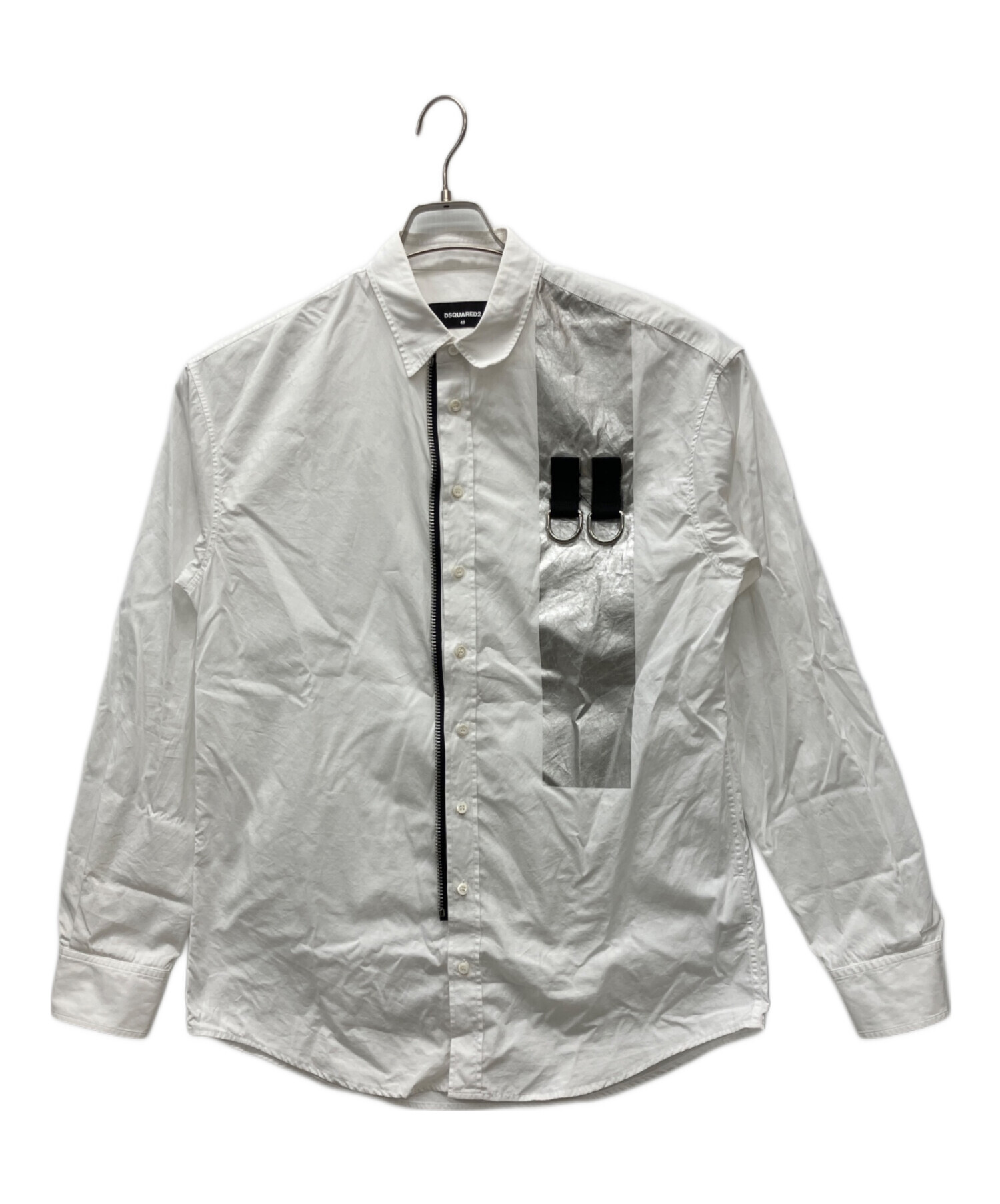 中古・古着通販】DSQUARED2 (ディースクエアード) 長袖シャツ ホワイト