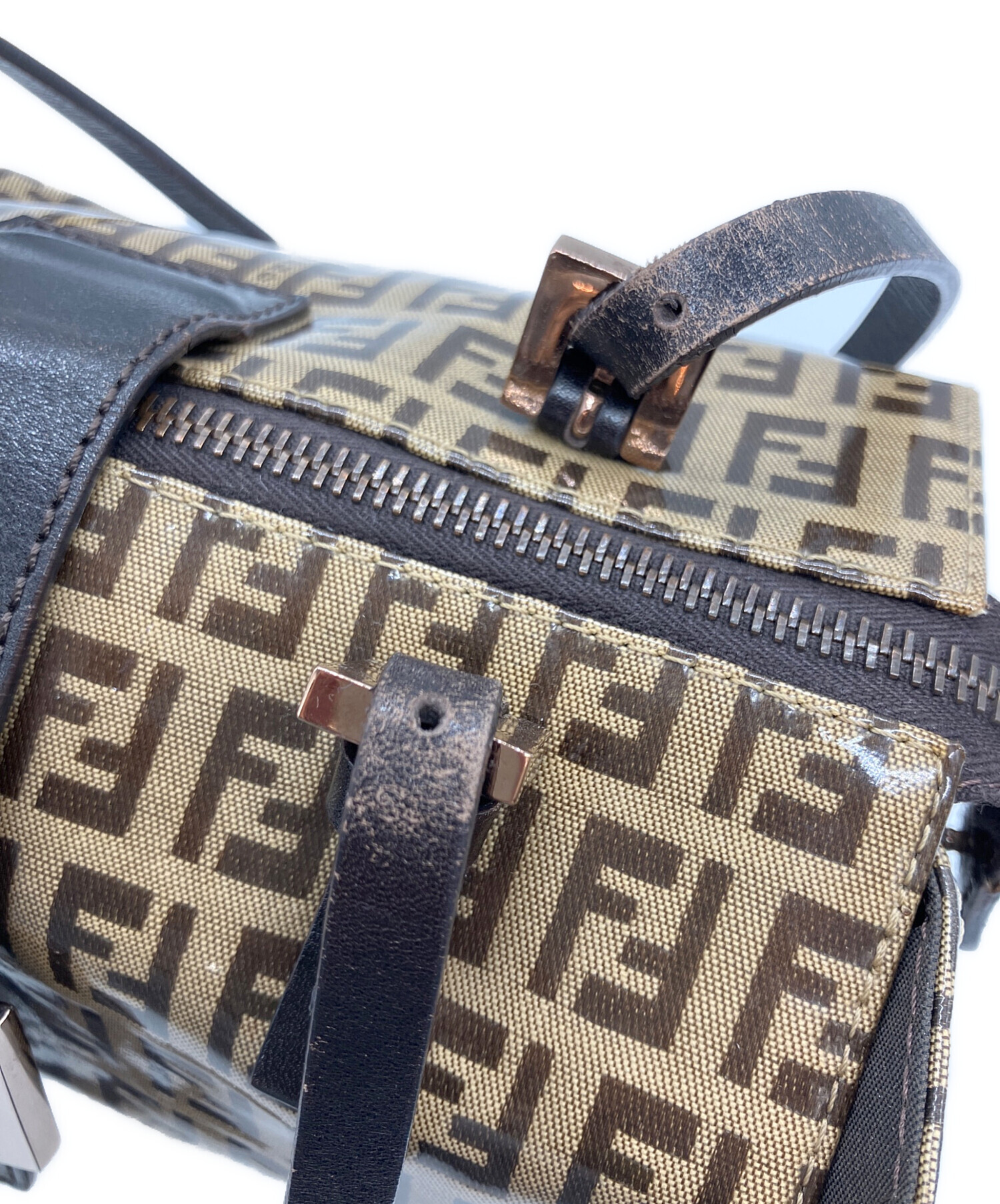 中古・古着通販】FENDI (フェンディ) ハンドバッグ ベージュ｜ブランド