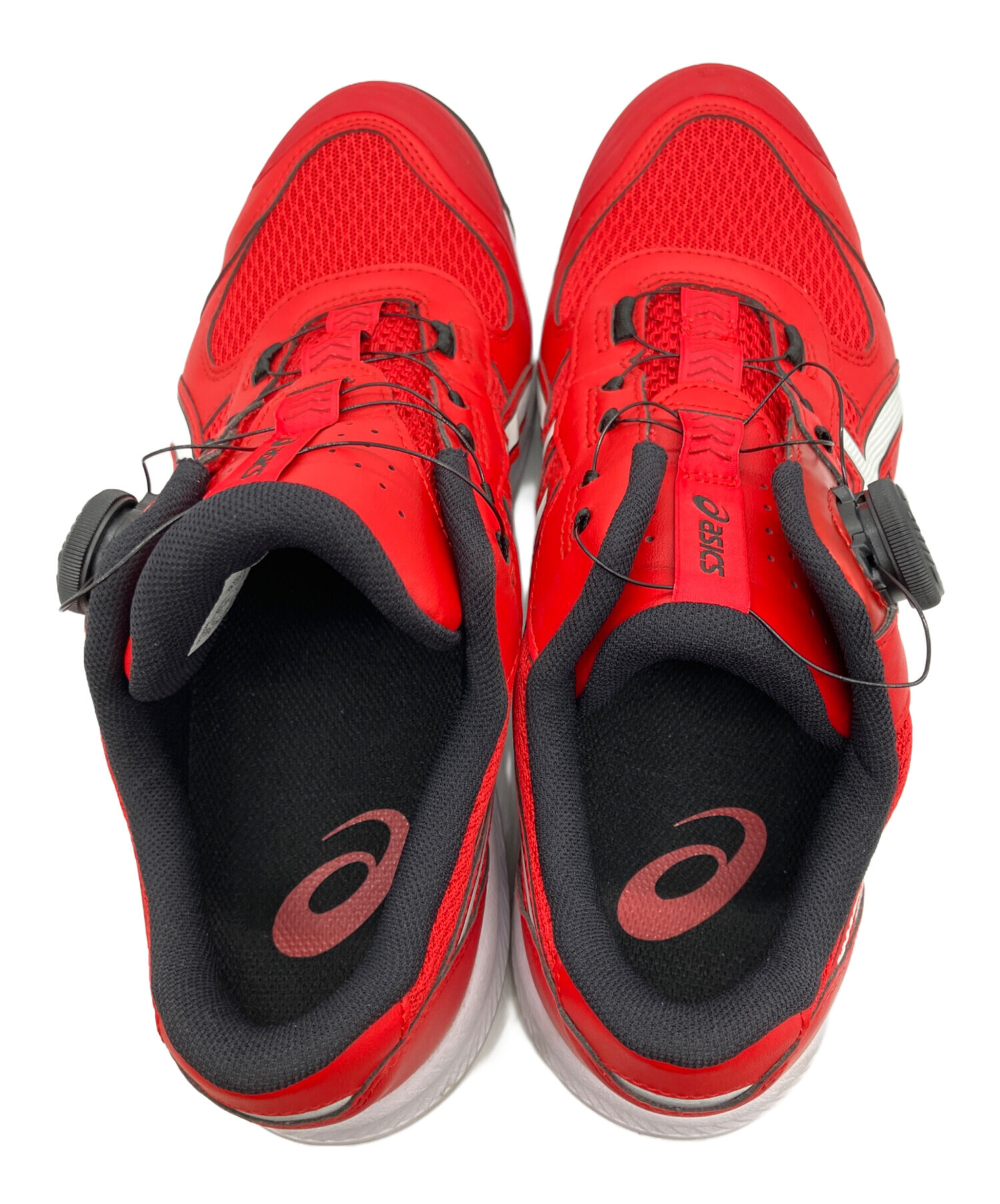 中古・古着通販】asics (アシックス) asics レッド×ホワイト サイズ:27