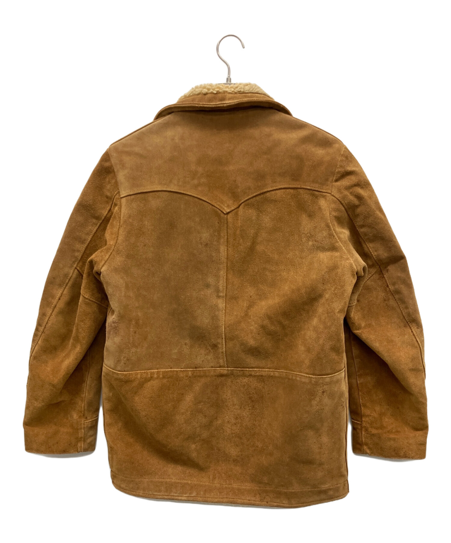 Schott ウェスタン•ブラウン•レザージャケット 40サイズ 中古・古着通販】Schott (ショット) 80'Sウエスタンレザージャケット