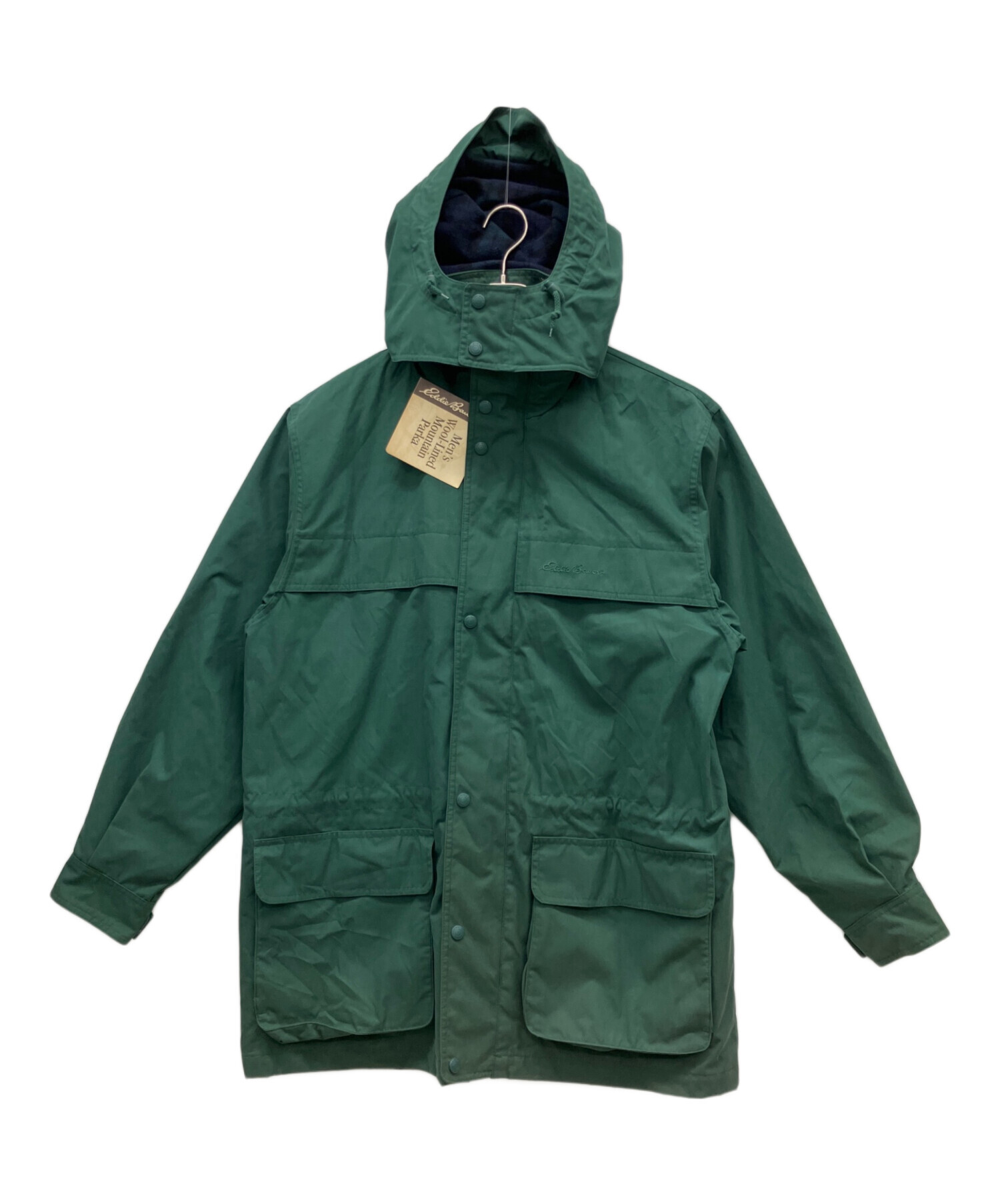 中古・古着通販】Eddie Bauer (エディーバウアー) 比翼コート グリーン