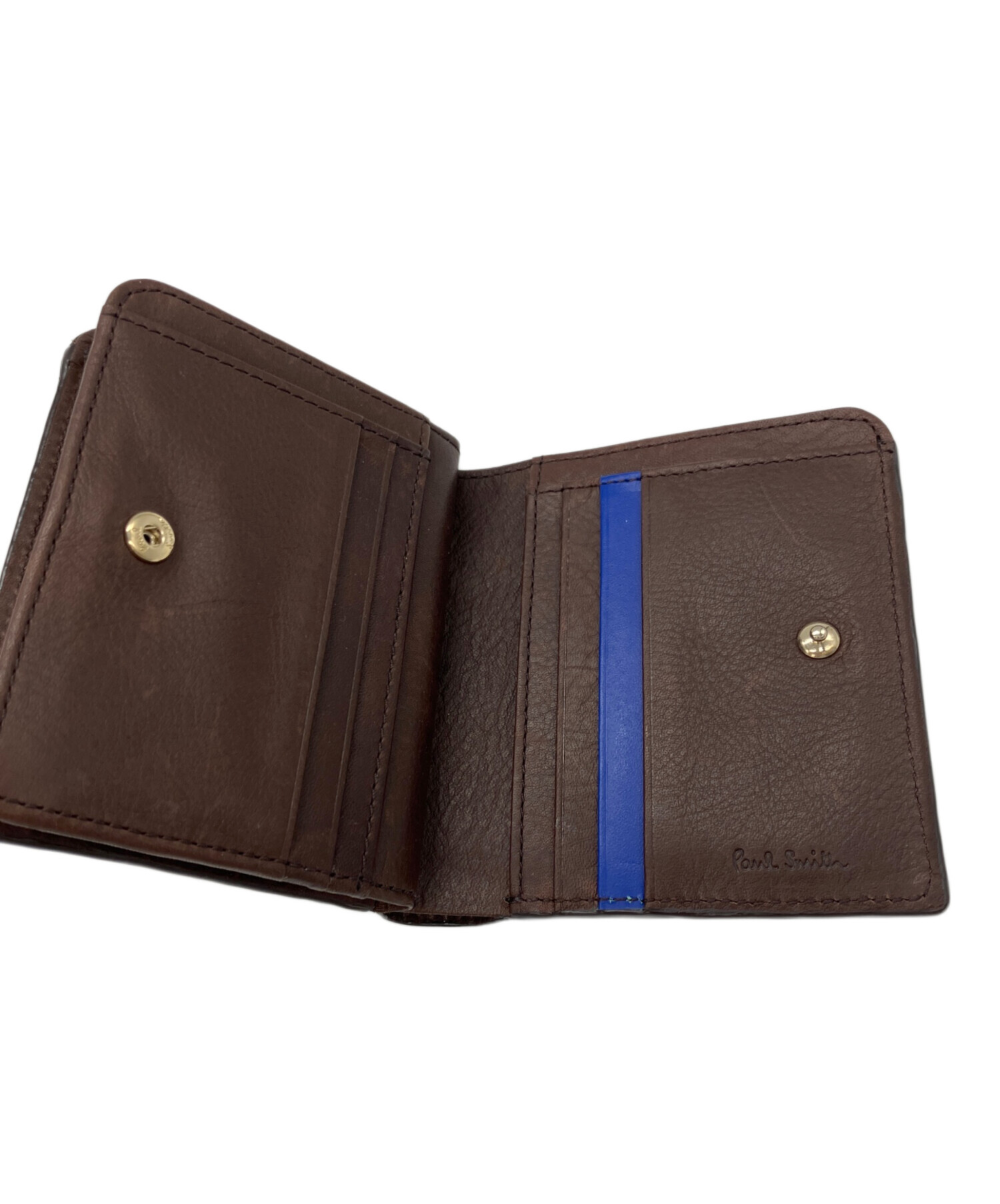 中古・古着通販】PAUL SMITH (ポールスミス) 2つ折り財布 ブラウン