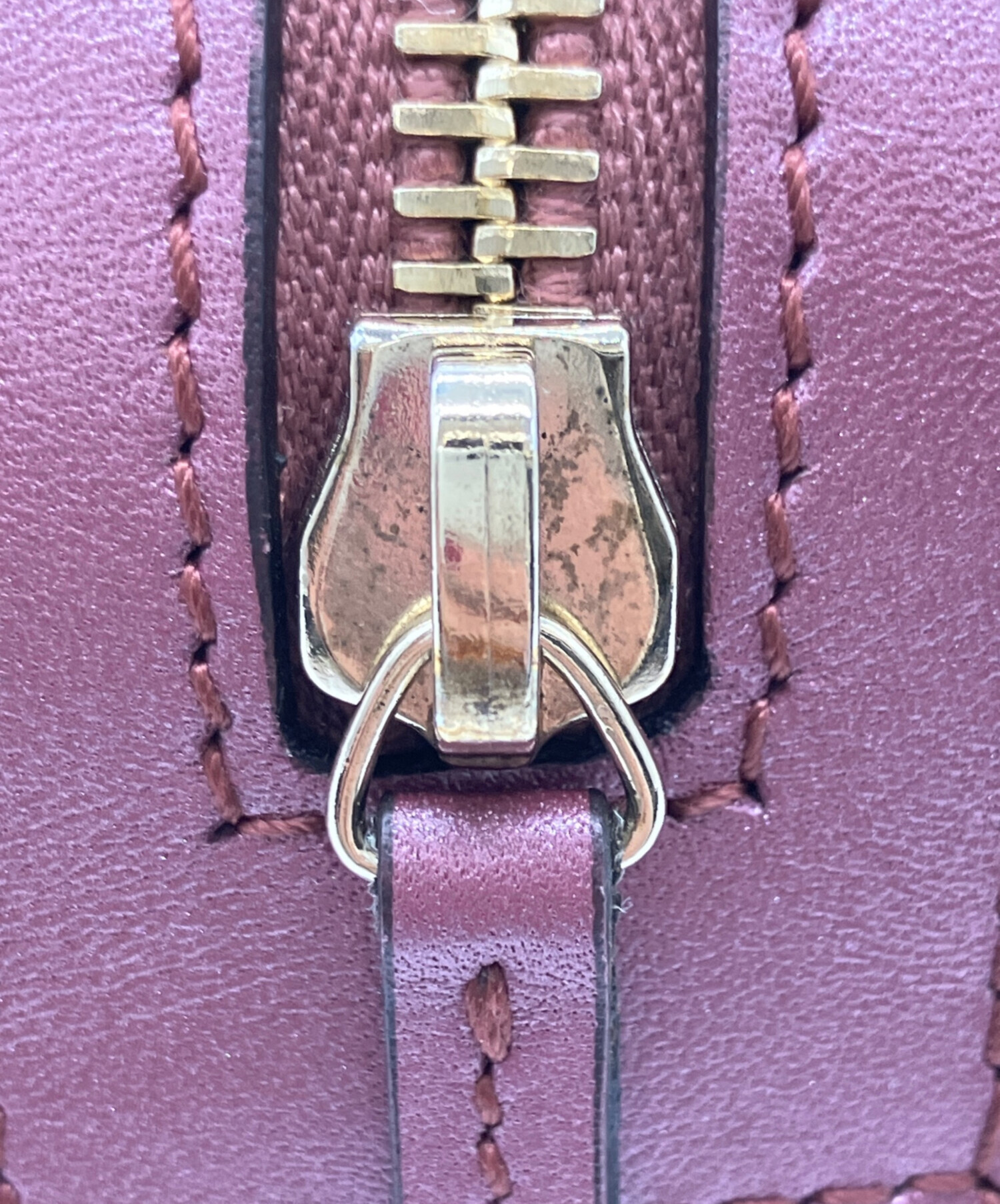 中古・古着通販】GUCCI (グッチ) コスメポーチ ベージュ×ピンク