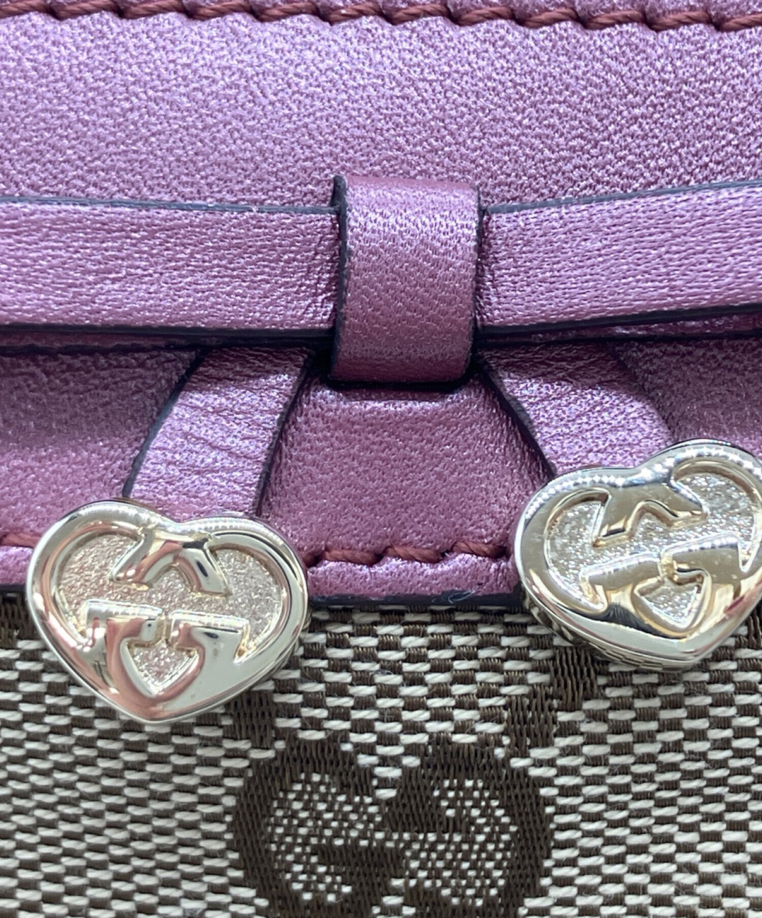 GUCCI 化粧ポーチ 中古・古着通販】GUCCI (グッチ) コスメポーチ ベージュ×ピンク