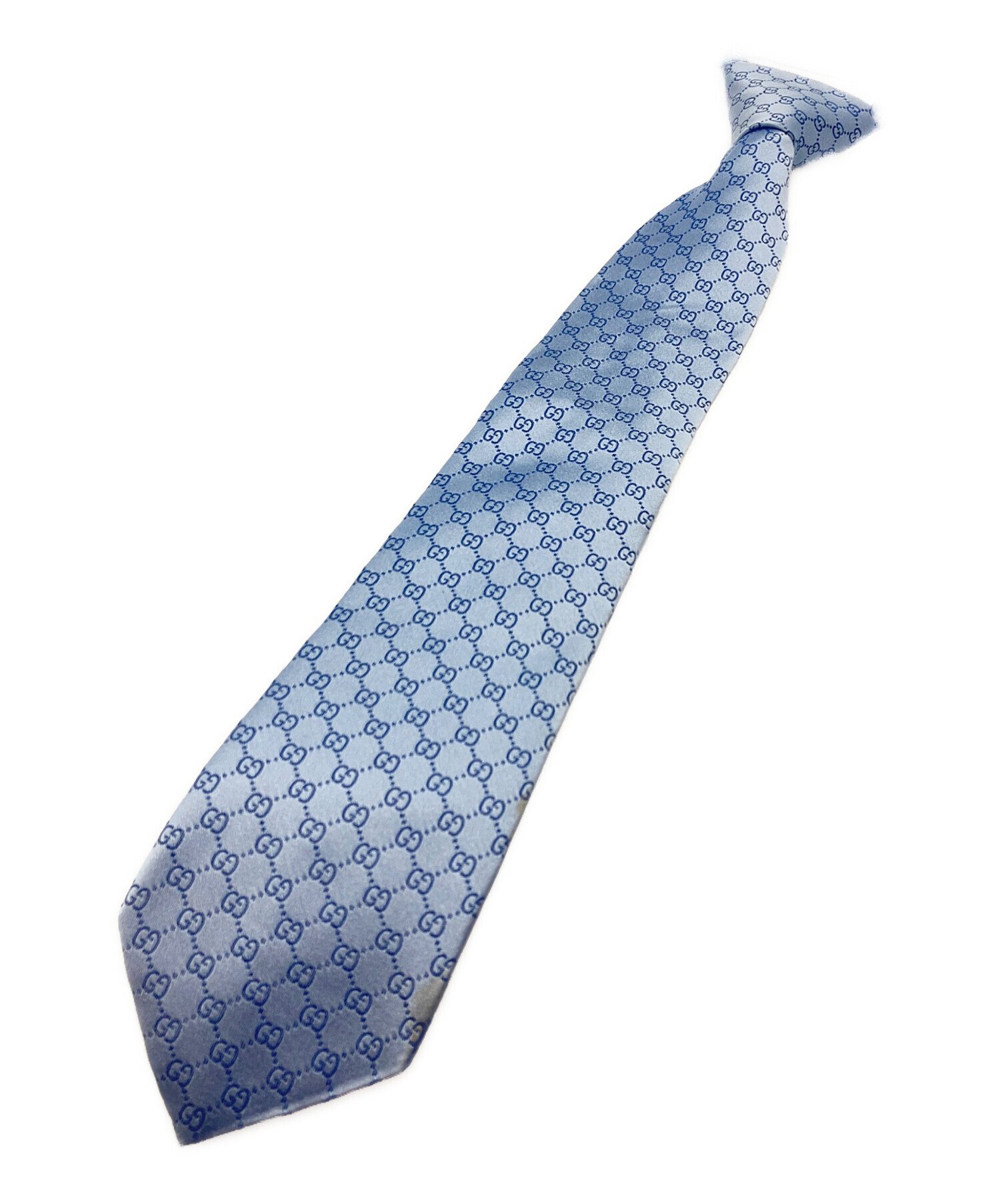【未使用品】GUCCI グッチ ネクタイ 中古・古着通販】GUCCI (グッチ) ネクタイ スカイブルー サイズ:FREE