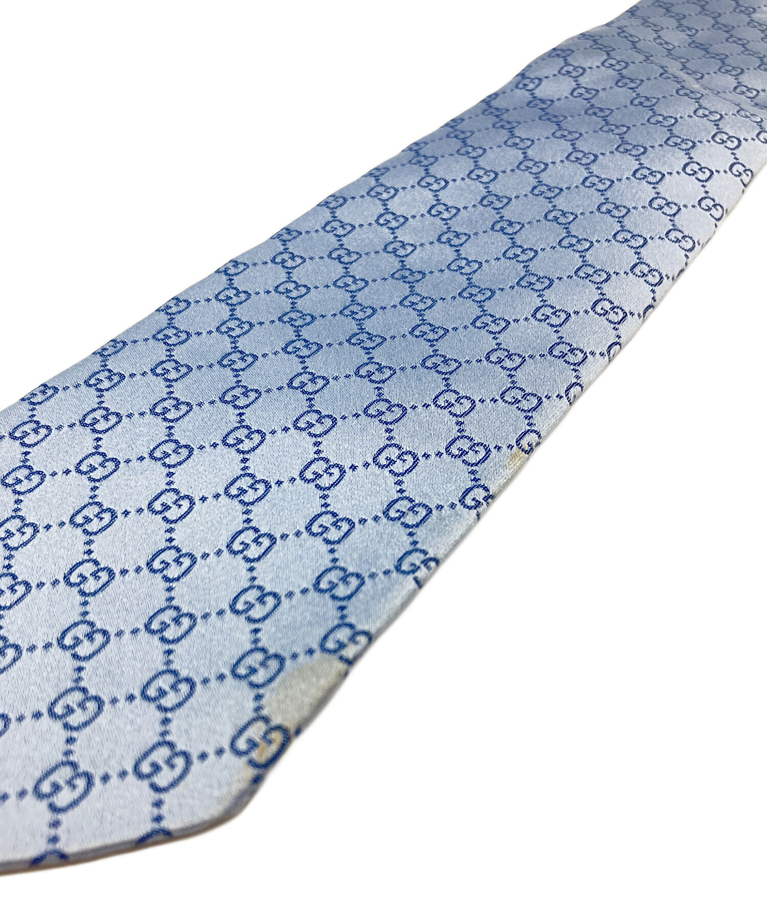 中古・古着通販】GUCCI (グッチ) ネクタイ スカイブルー サイズ:FREE